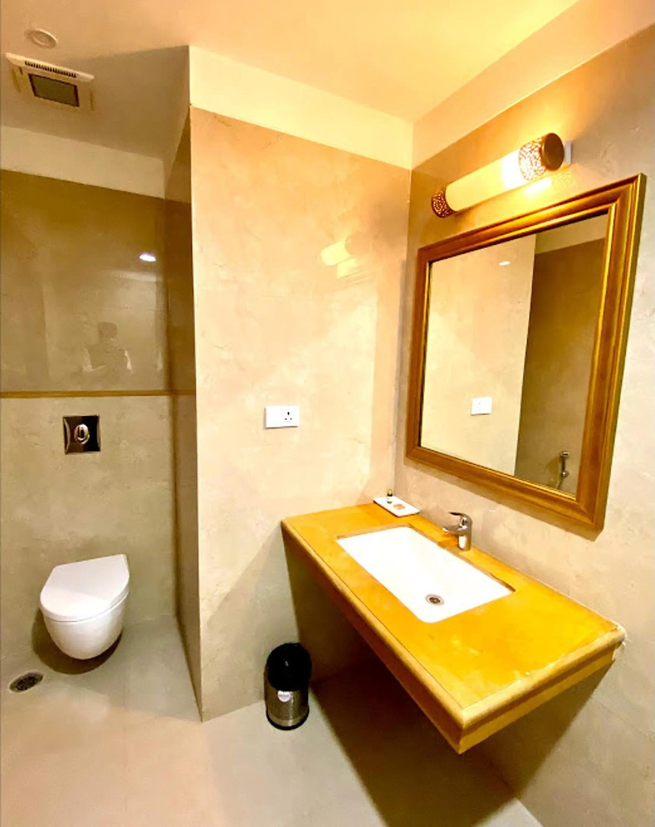 Bathroom in Ranbanka Heritage Resort 1 km from Bhilwara Railway Station