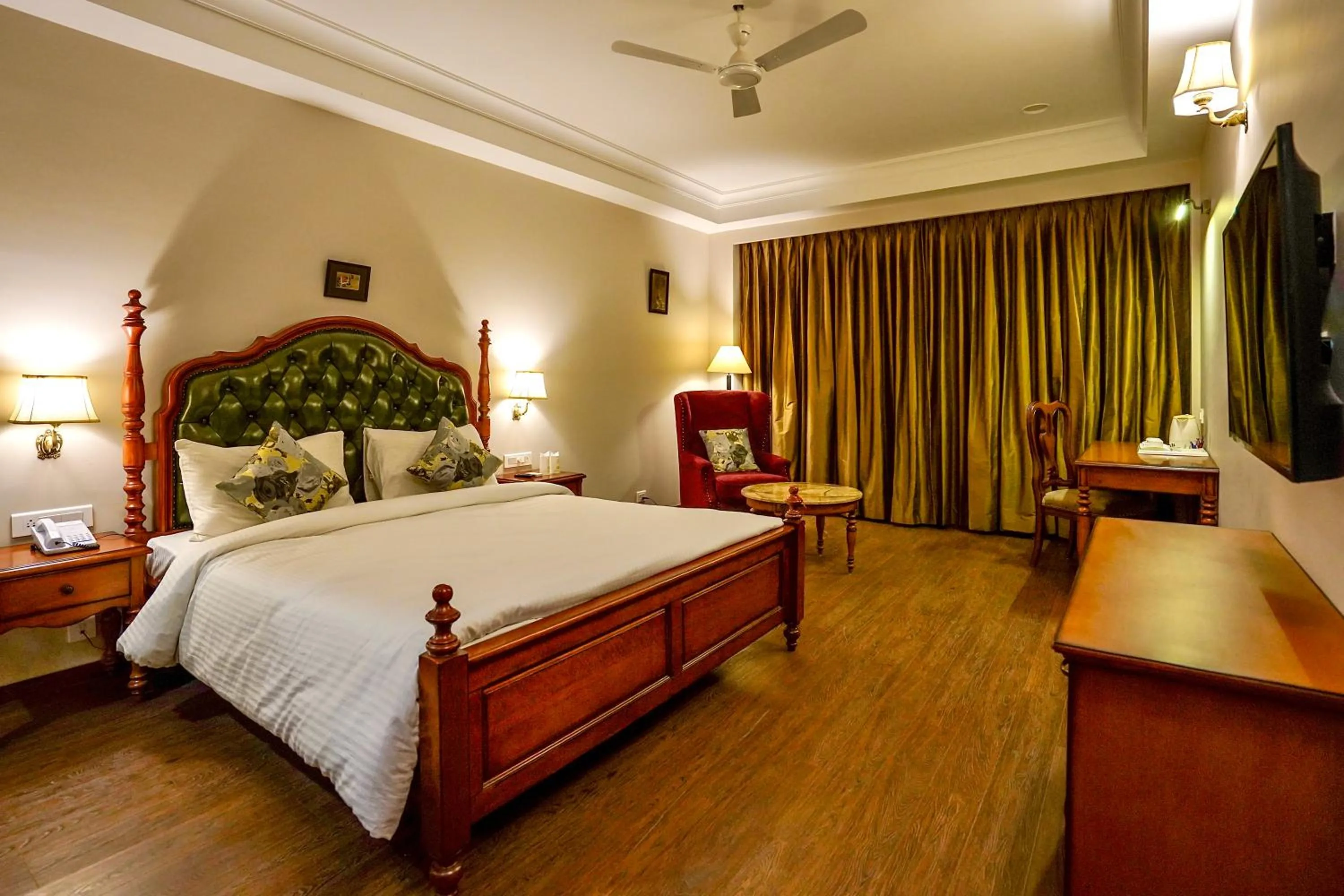 Photo of the whole room, Bed in Ranbanka Heritage Resort 1 km from Bhilwara Railway Station