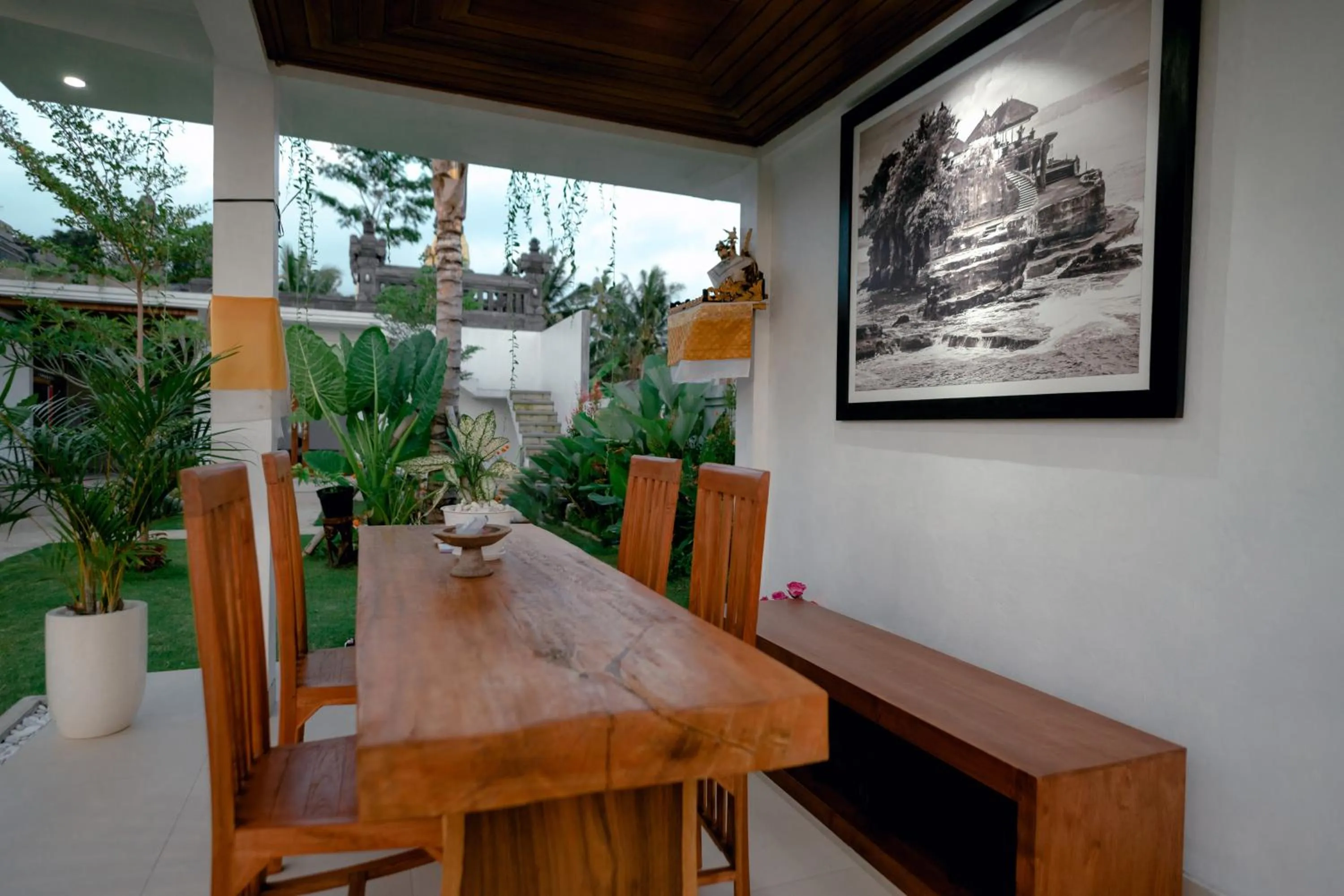 Seating area in Namika Villas Ubud