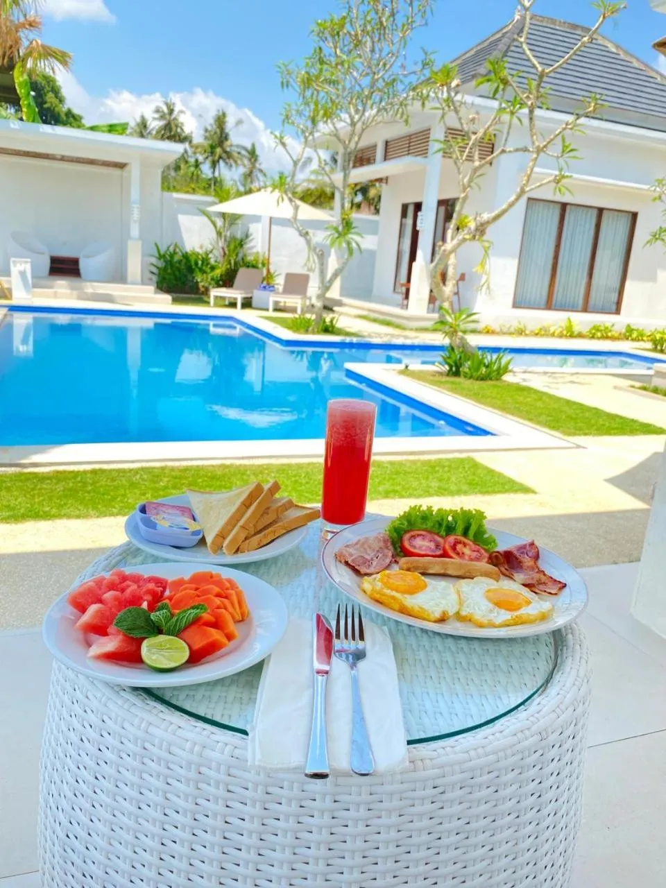 Breakfast in Namika Villas Ubud