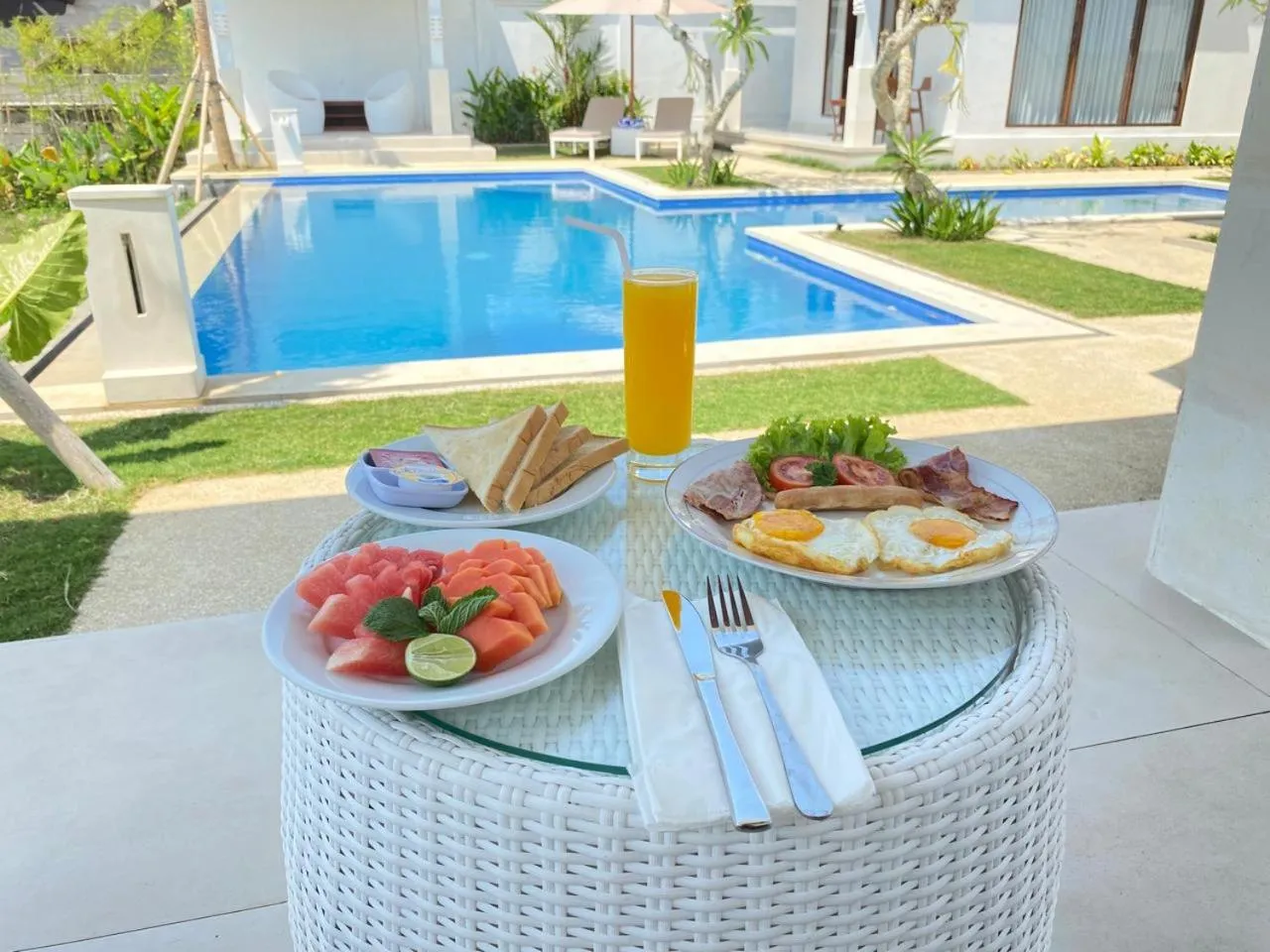 Breakfast in Namika Villas Ubud