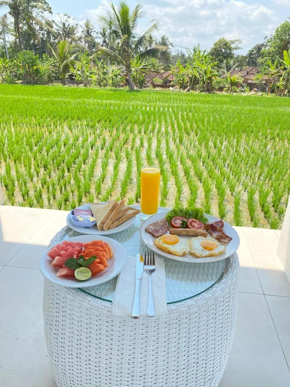 Breakfast in Namika Villas Ubud
