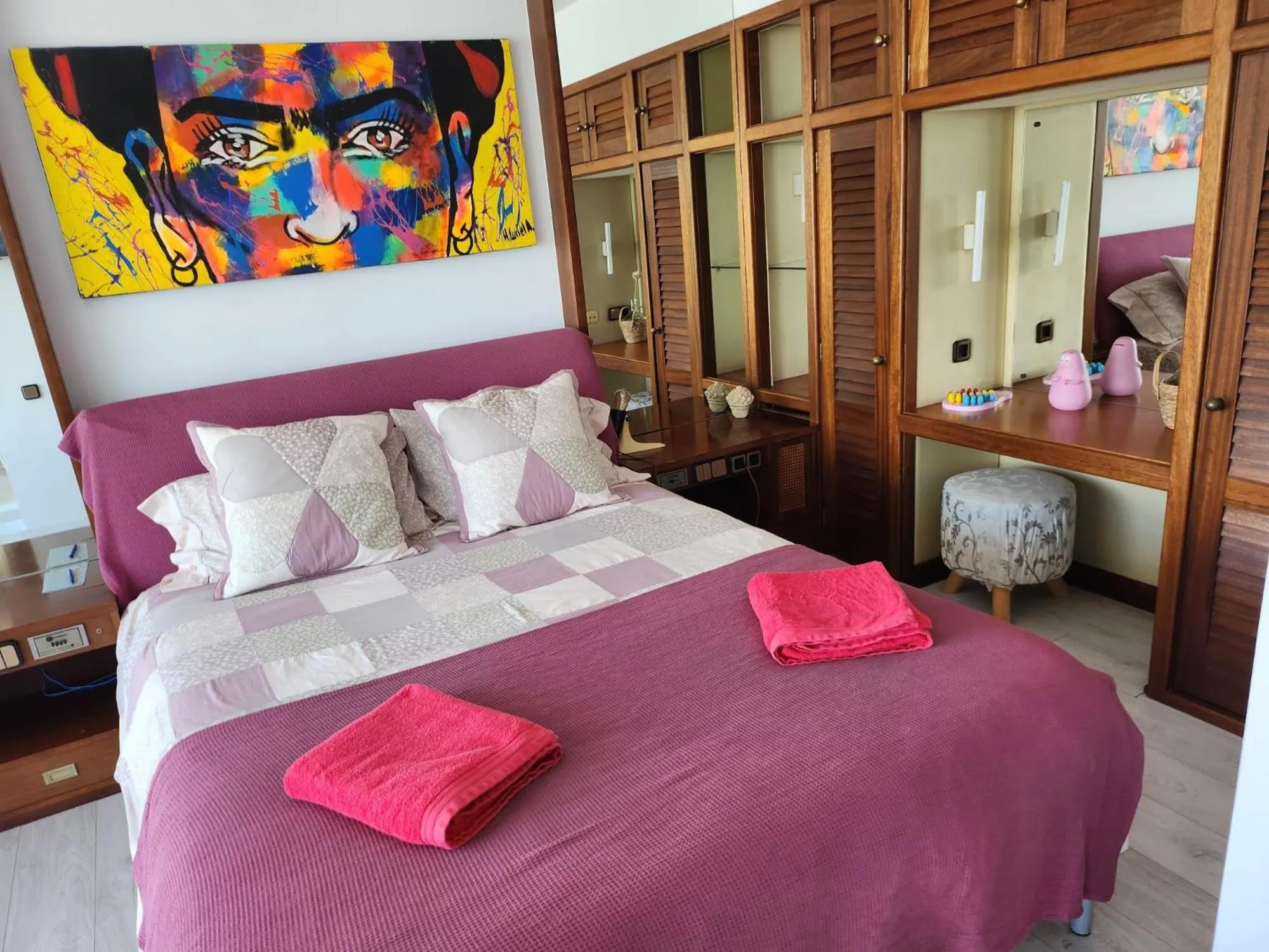 Bed in Solo Atico Guest Suites