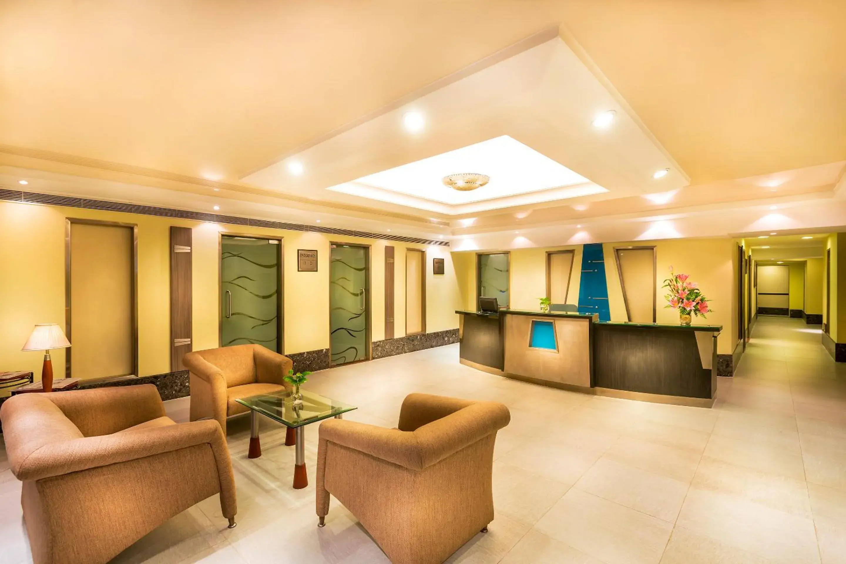 Lobby or reception in Grand Chennai by GRT Hotels Lobby or reception in Grand Chennai by GRT Hotels