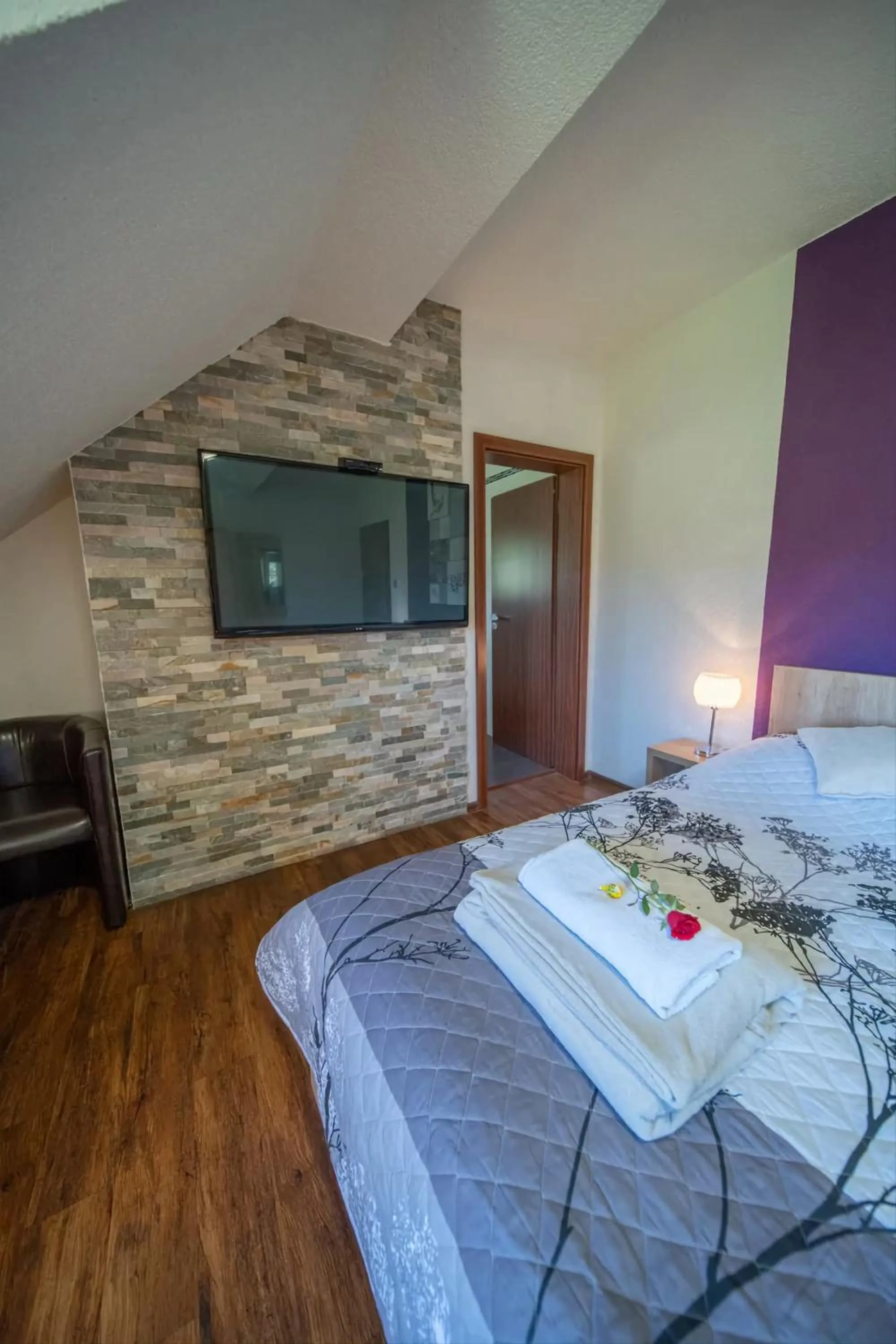 Bedroom, Bed in Wellness Penzion Life