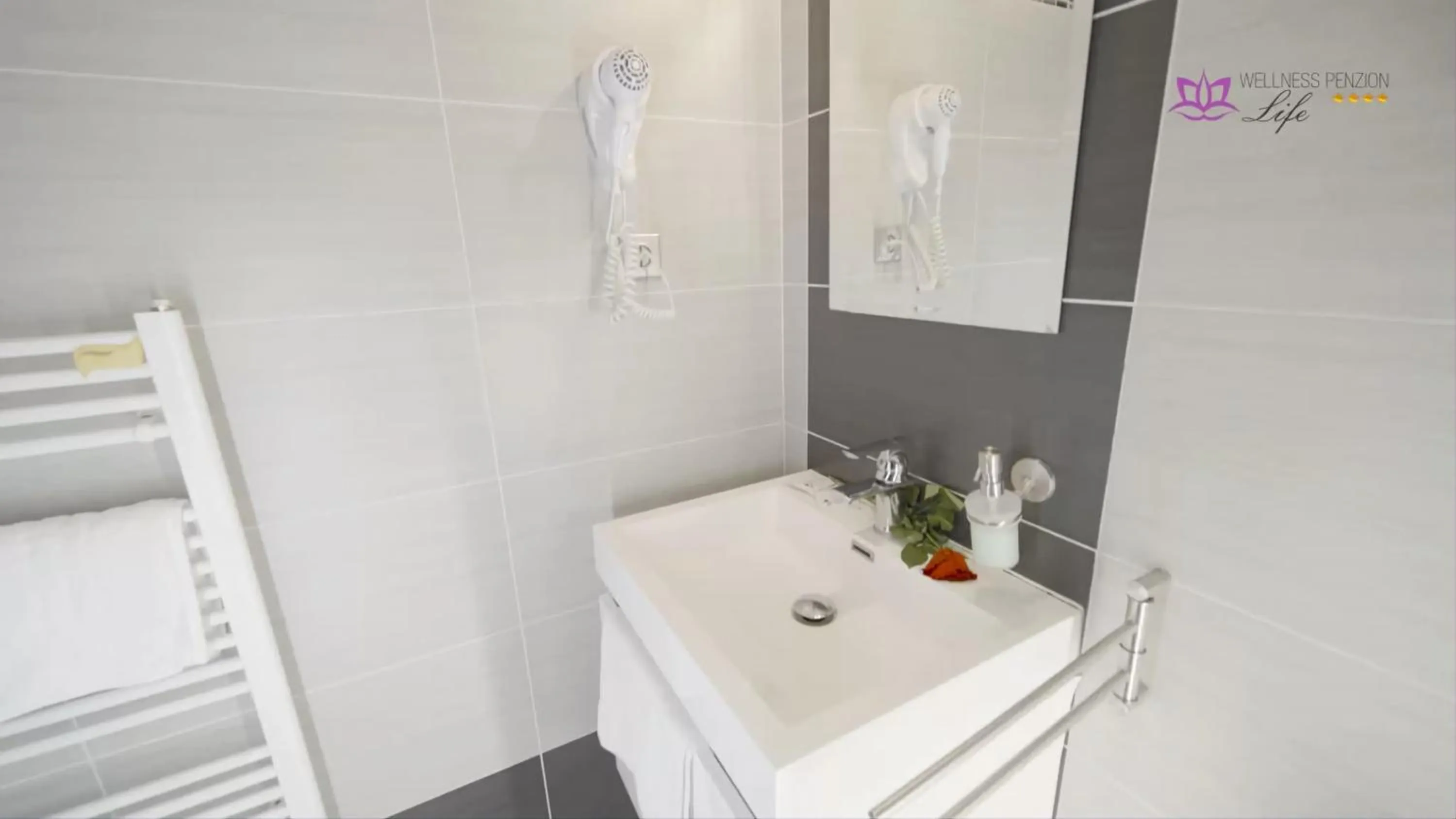 Bathroom in Wellness Penzion Life