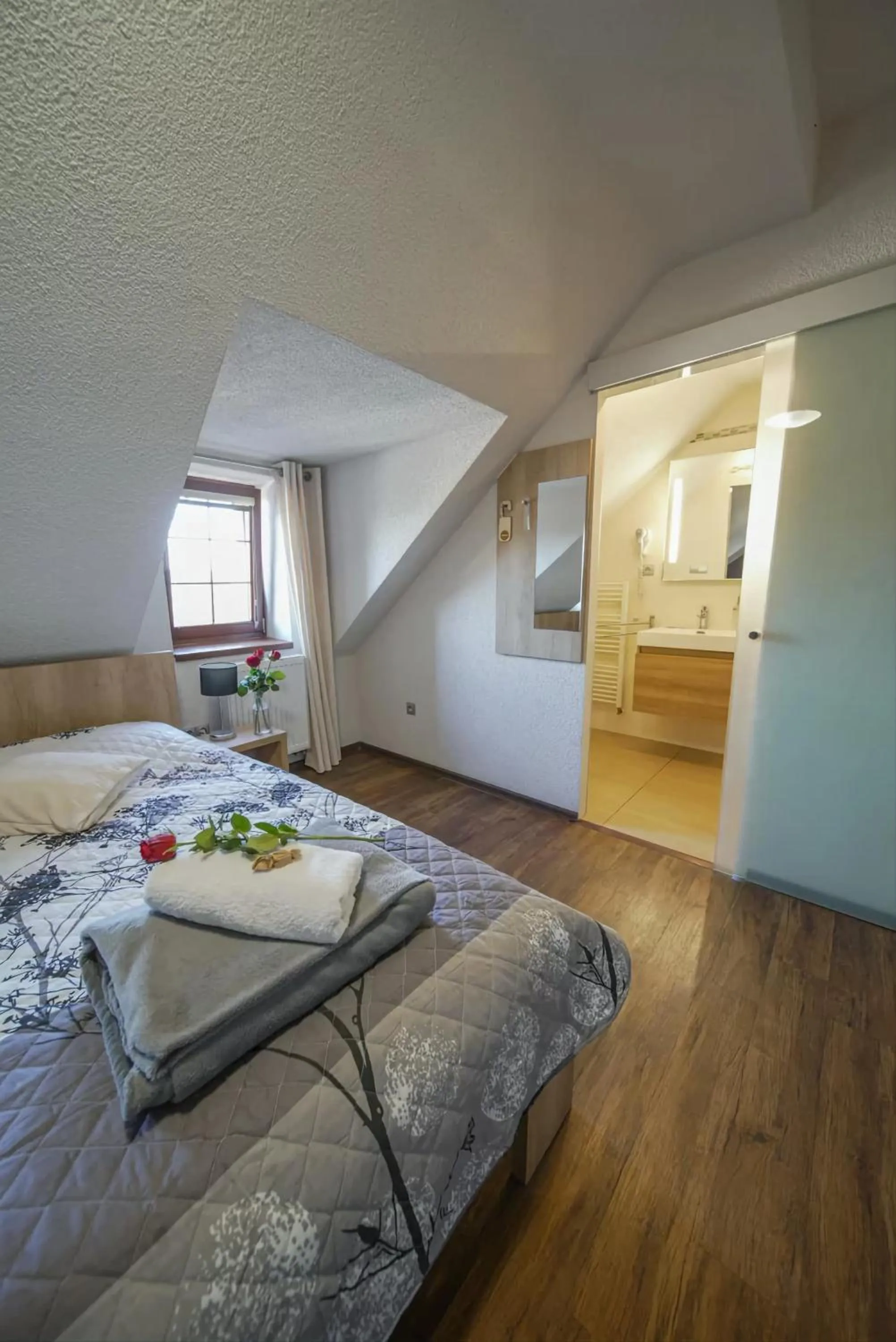 Bedroom, Bed in Wellness Penzion Life