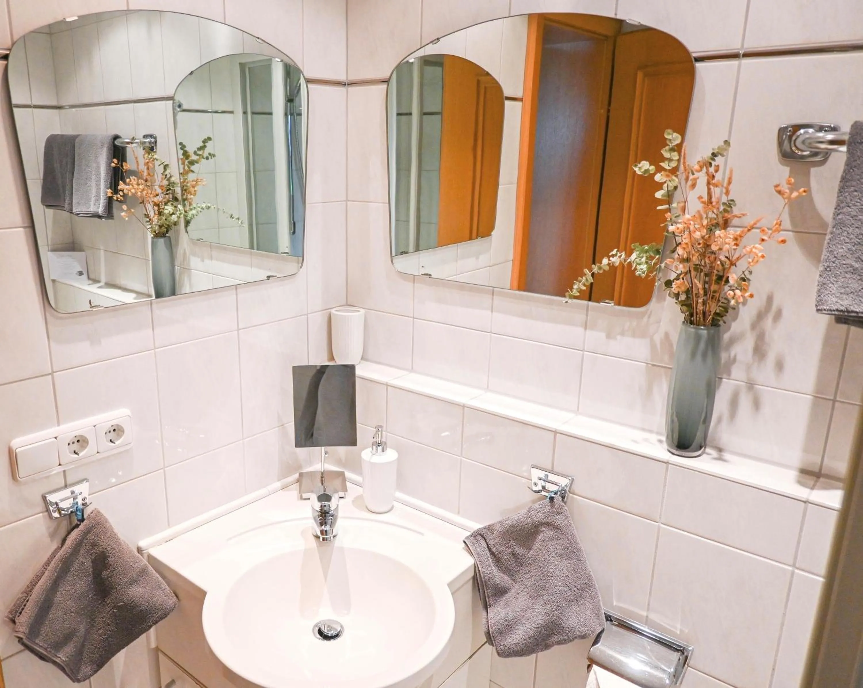 Bathroom in Gästehaus Alpenruh