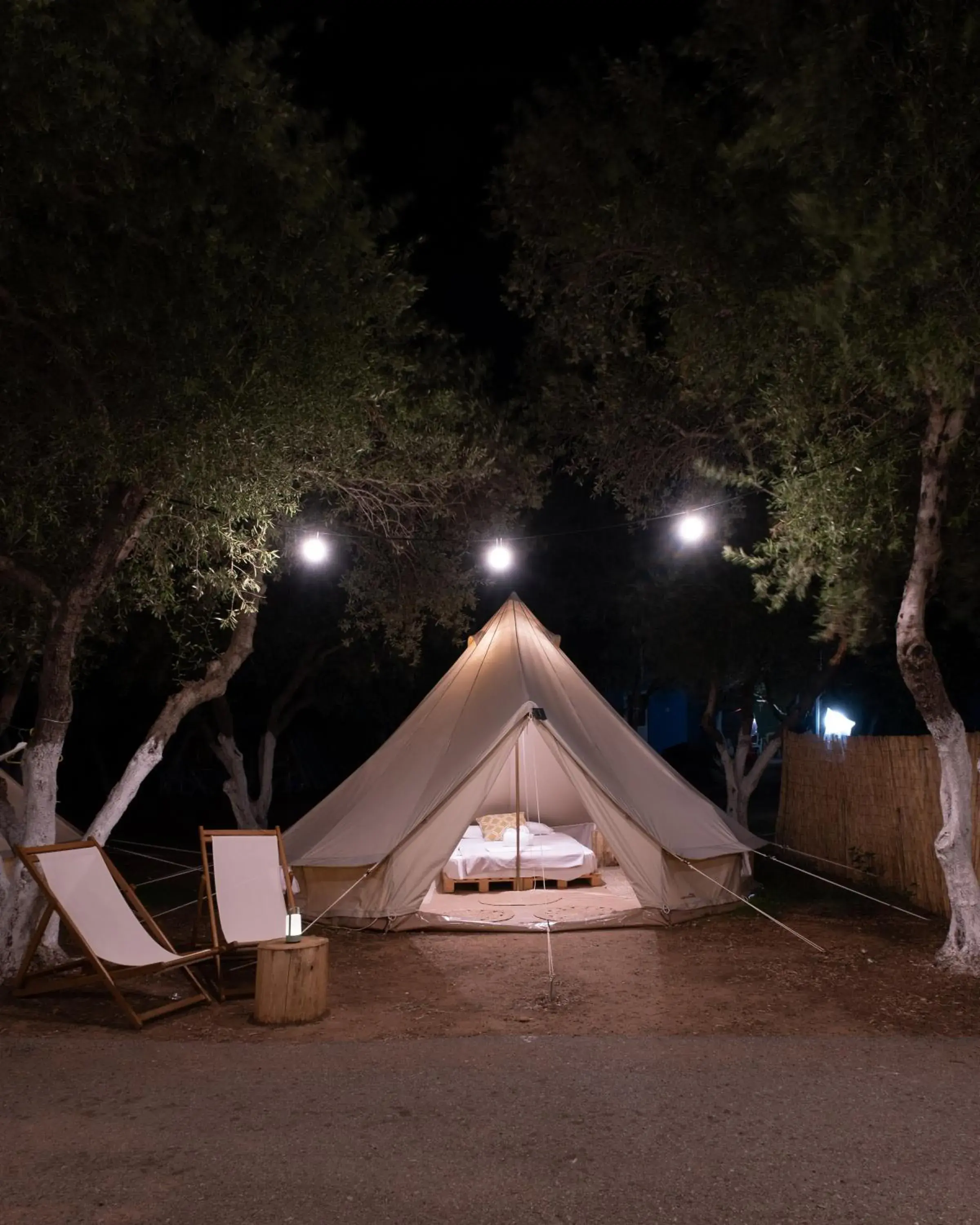 Glamping Bell Tent in Camping Chania Glamping Bell Tent in Camping Chania