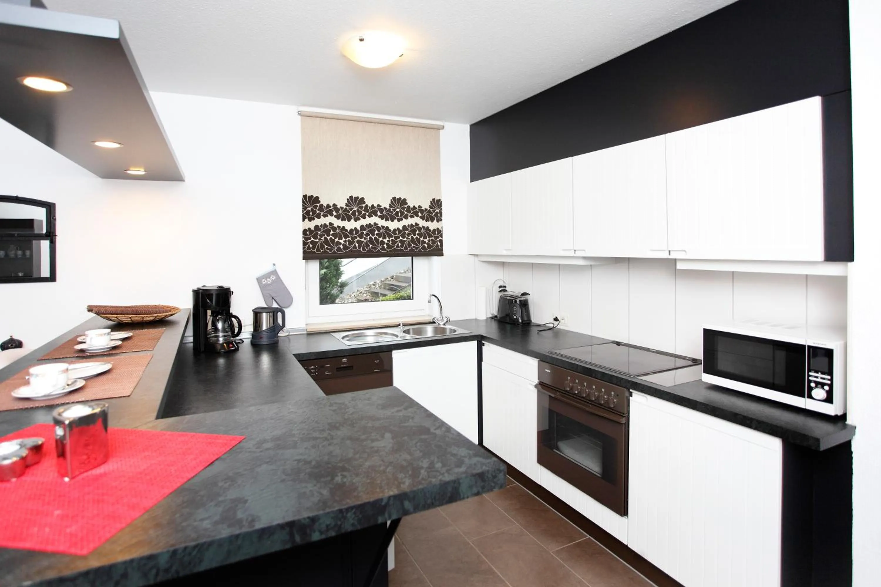 Kitchen or kitchenette in Ferienwohnung Inge Steinrücken