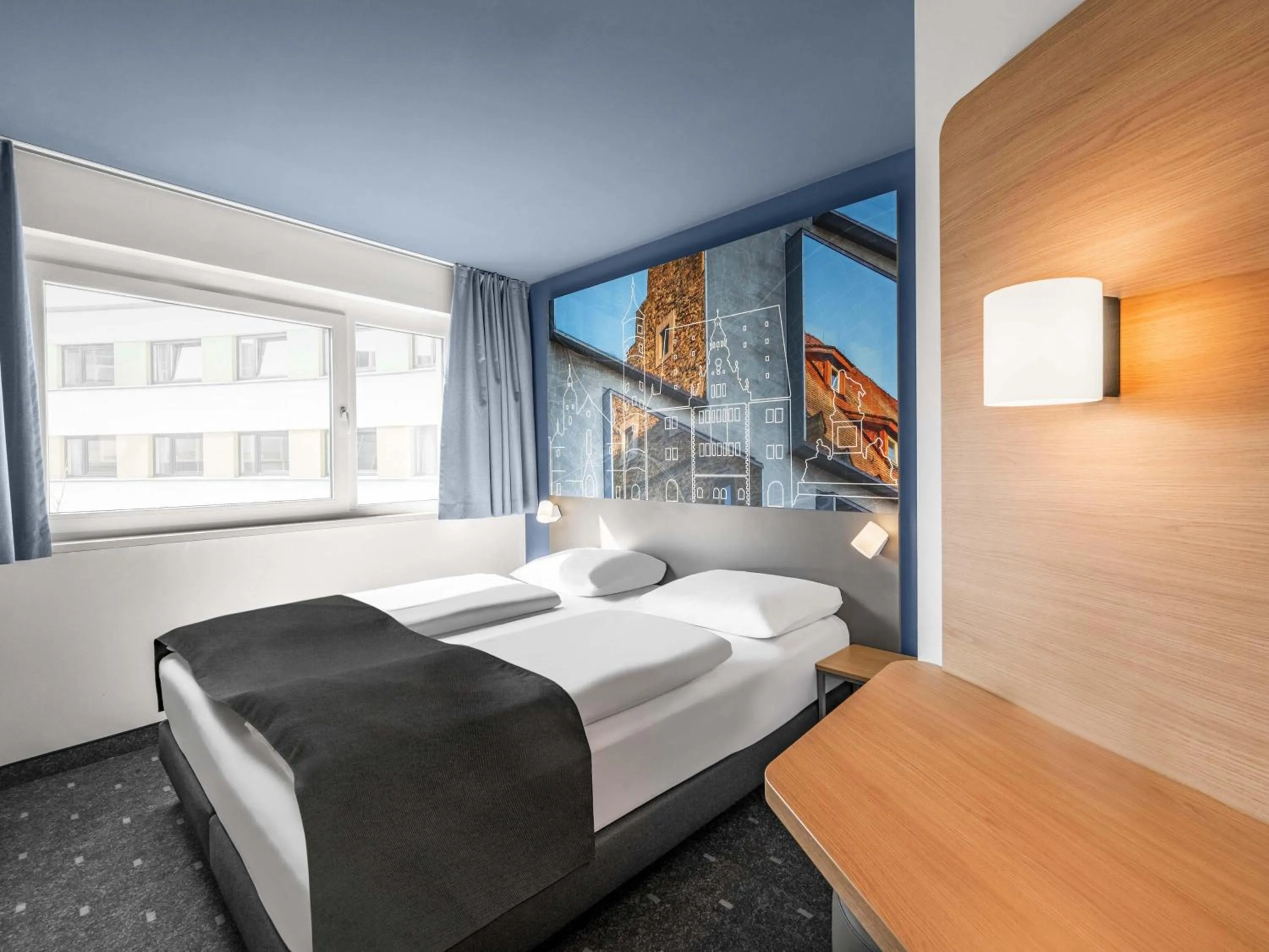 Photo of the whole room, Bed in B&B Hotel Schweinfurt-City