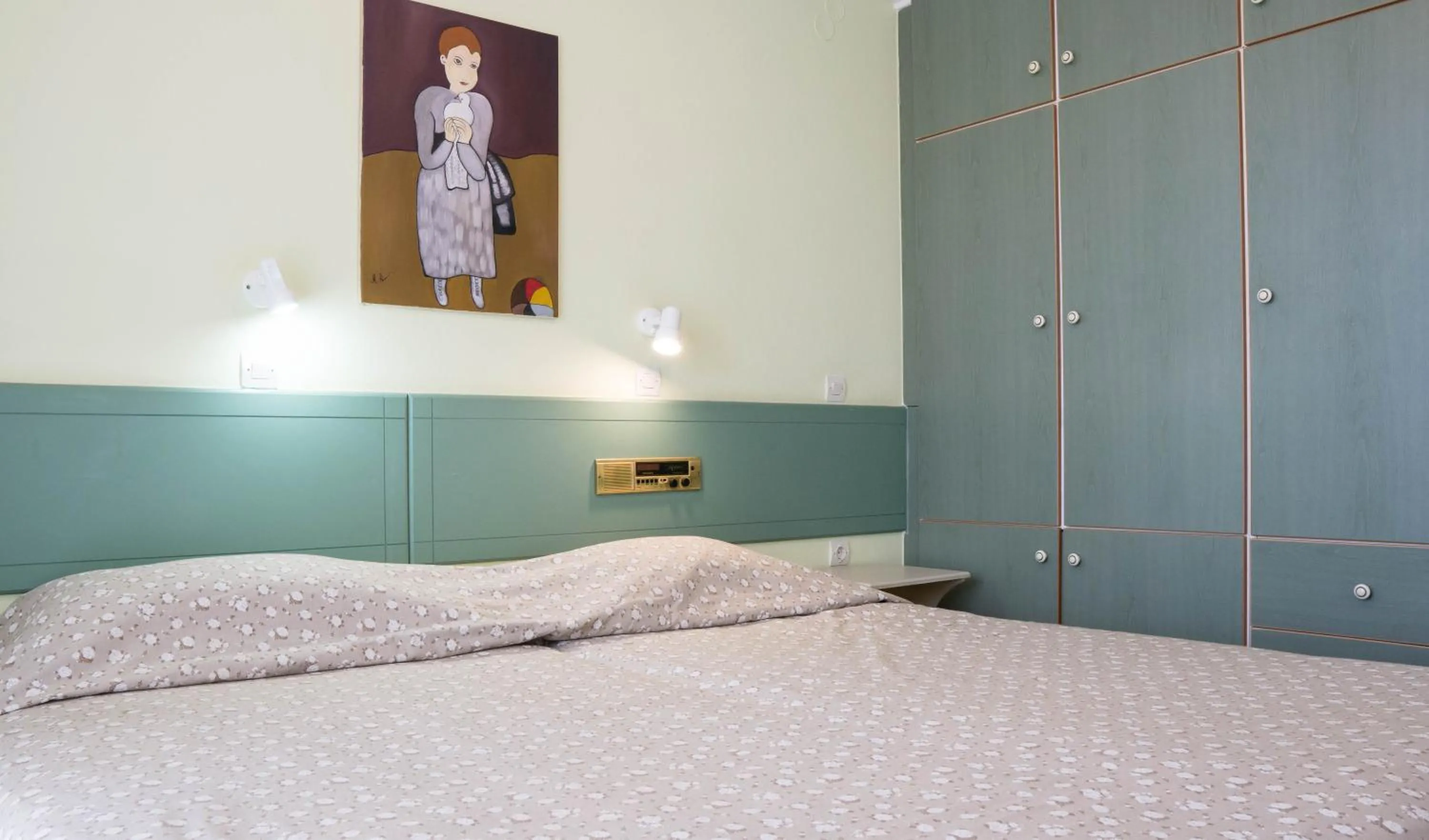 Bed in Pinelopi Hotel