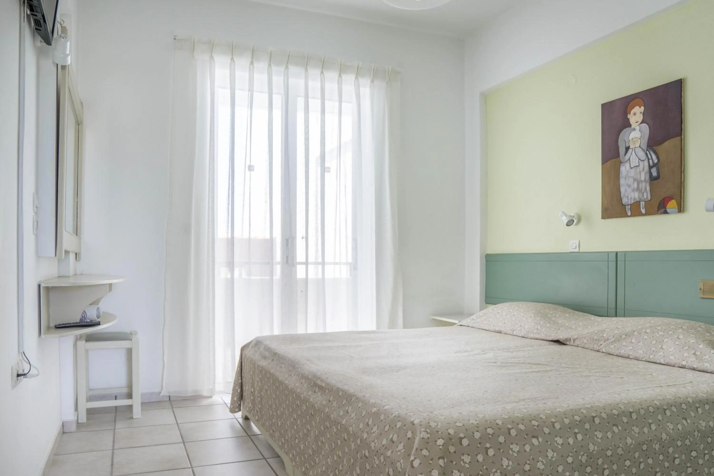 Bed in Pinelopi Hotel