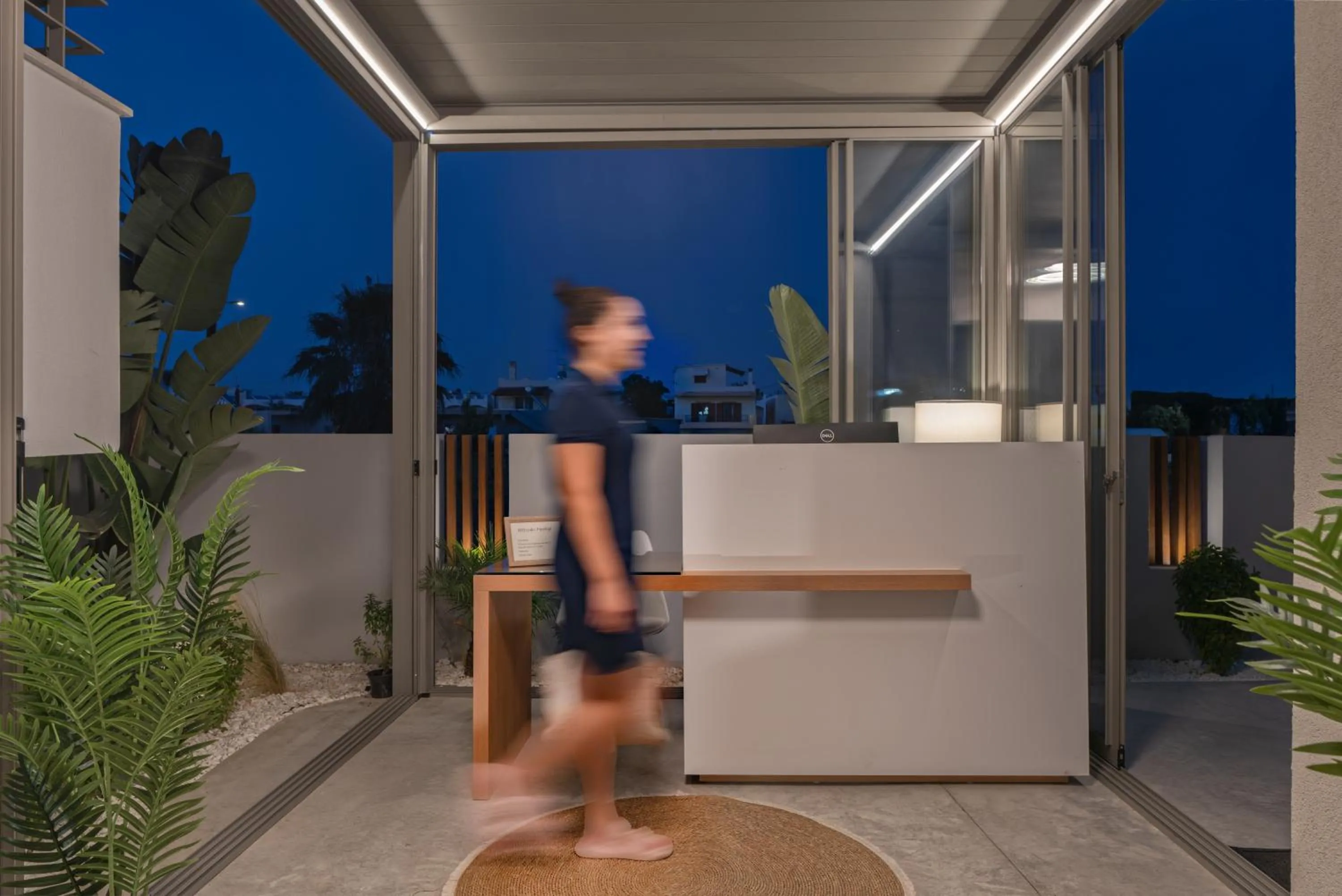 Lobby or reception in Pinelopi Hotel