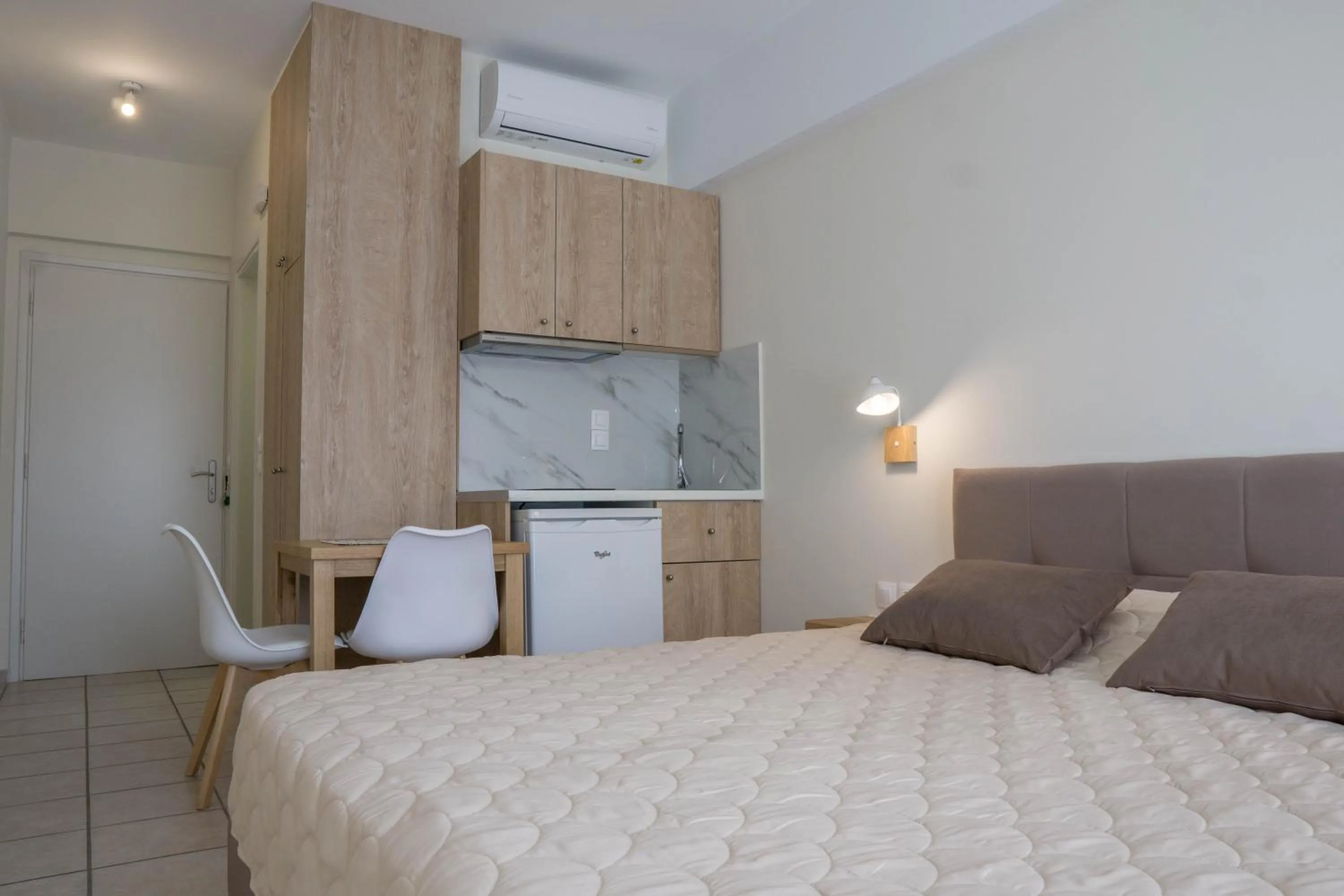 Bed in Pinelopi Hotel