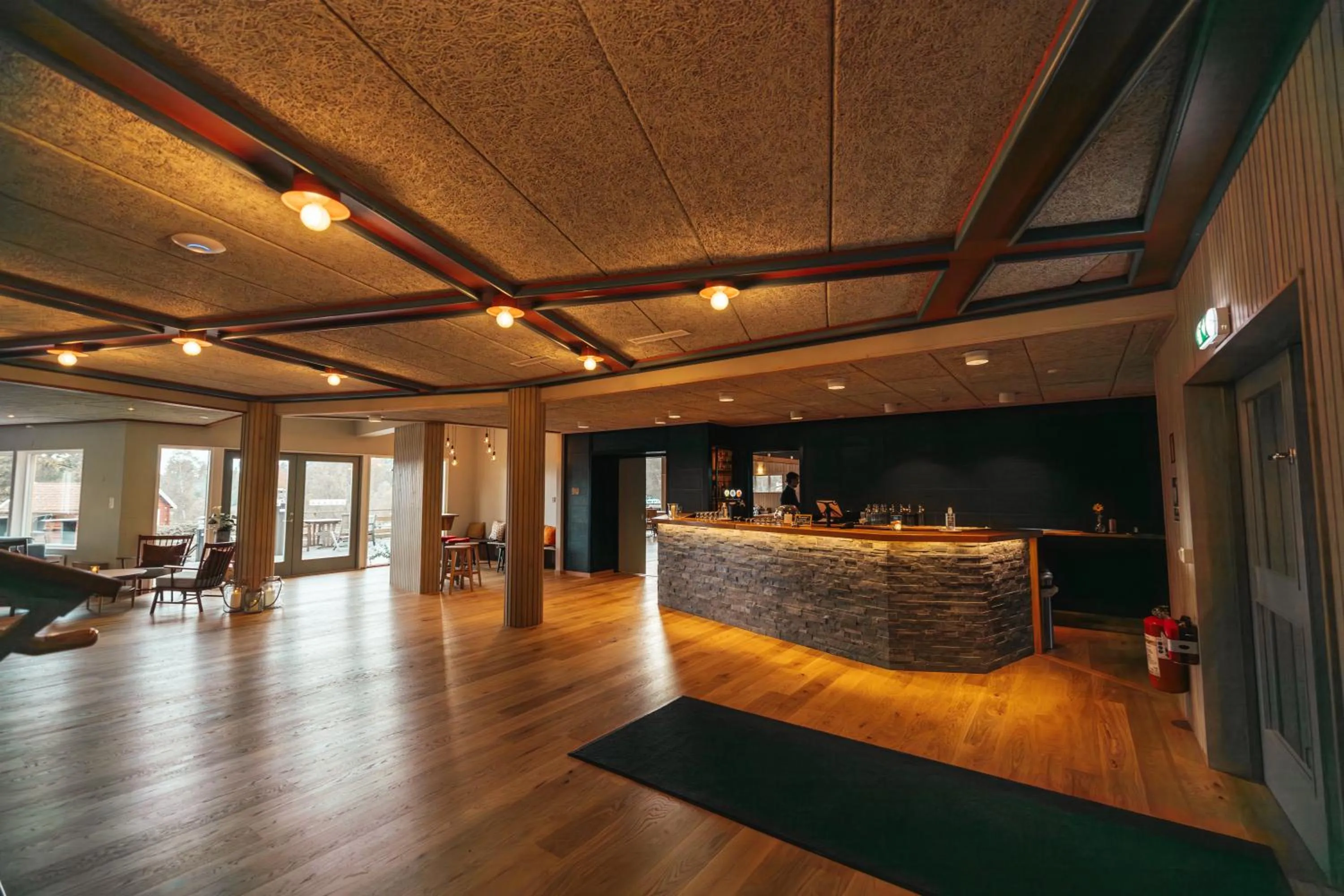 Lobby or reception in Barken Lodge