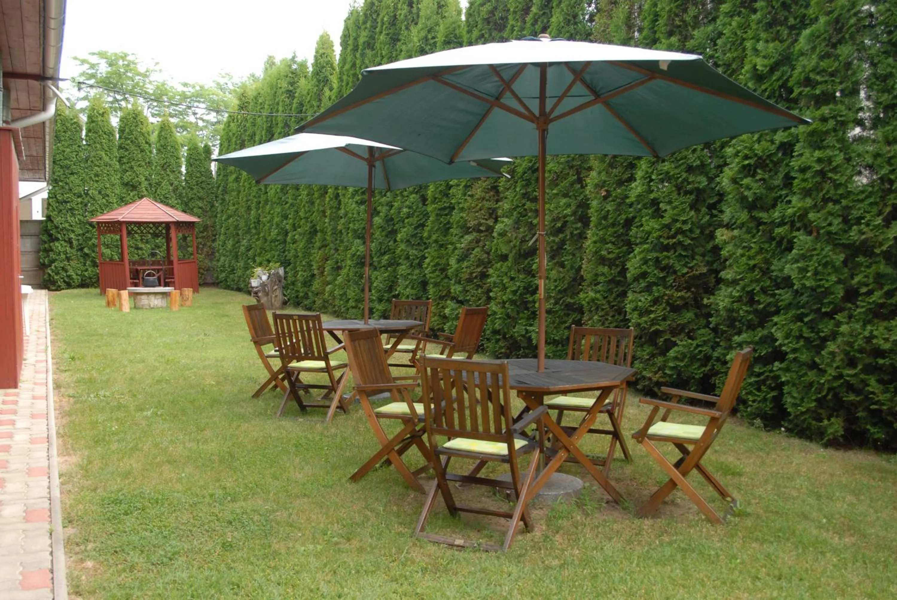 Garden in Bélkő Panzió