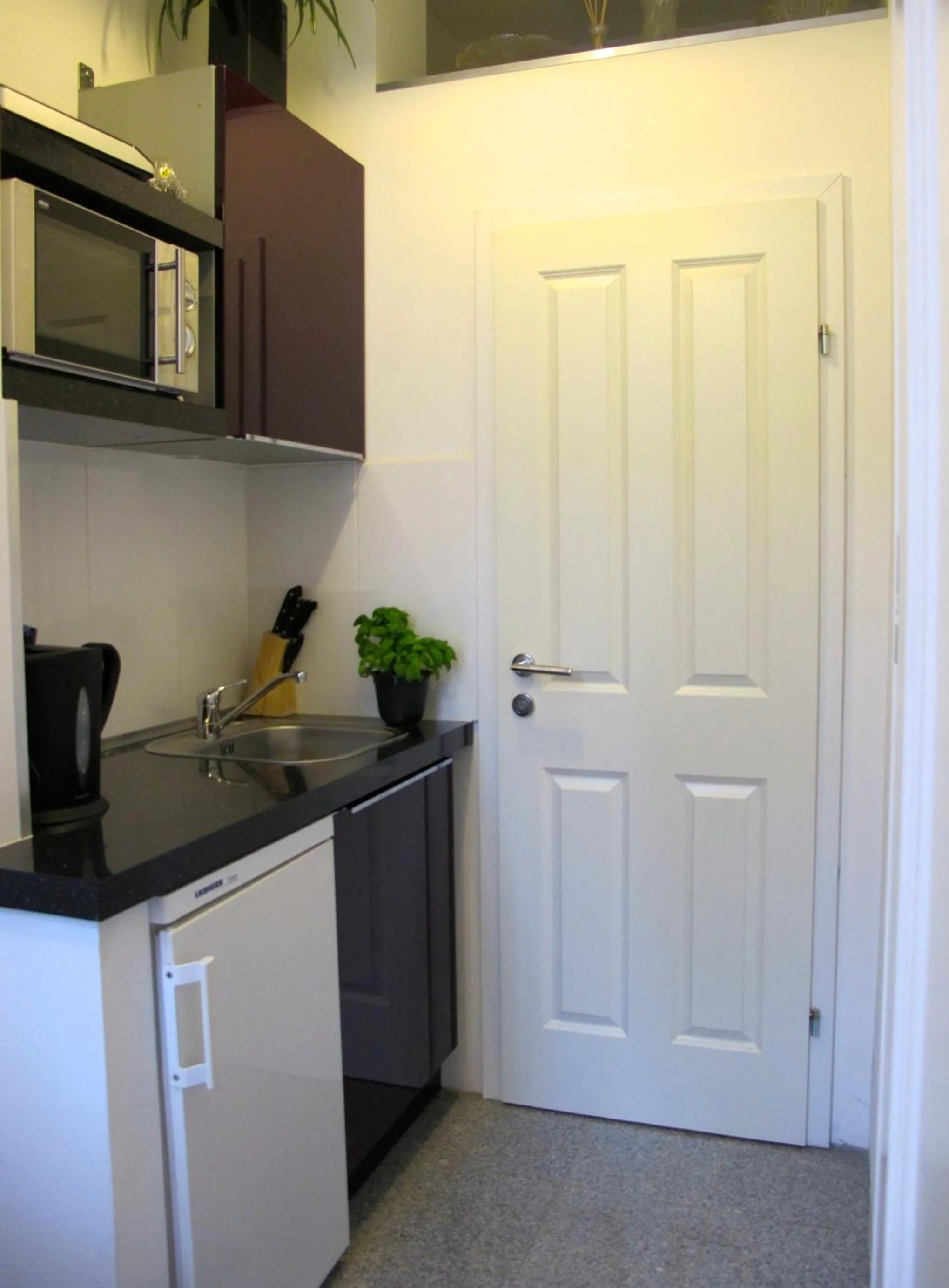 Kitchen or kitchenette in Old Vienna Apartments