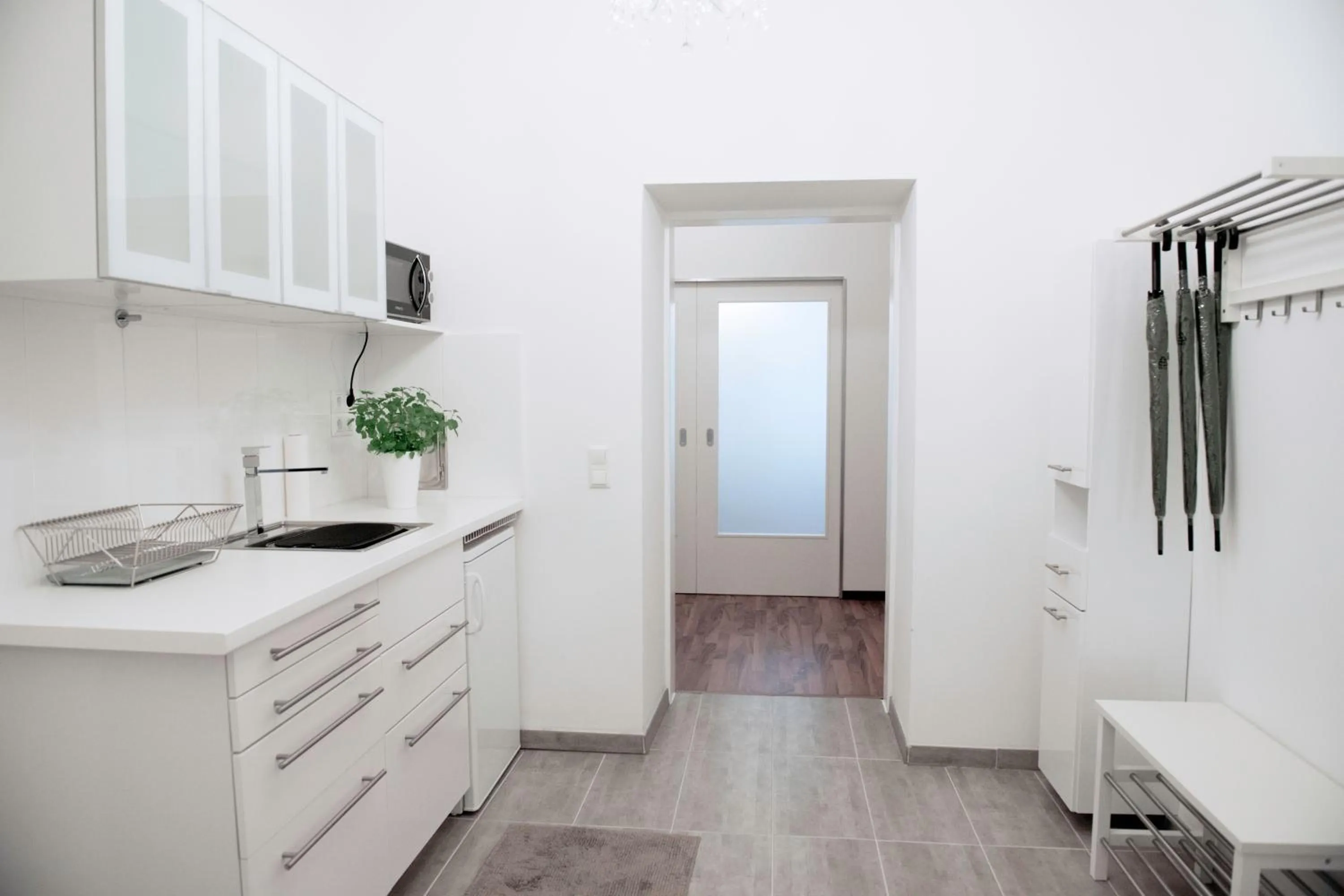 Kitchen or kitchenette in Old Vienna Apartments