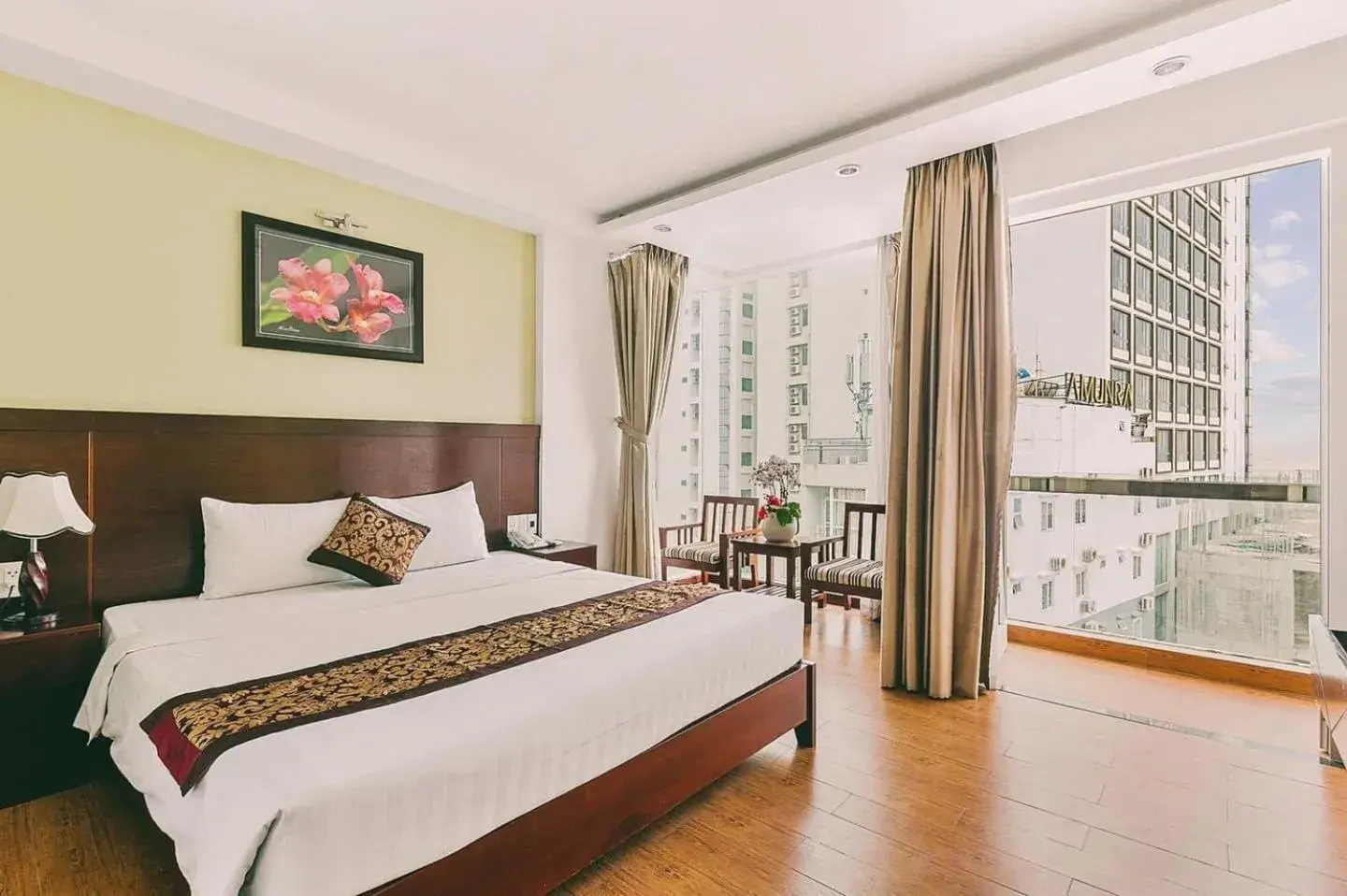 Bed in Dragon Sea Hotel Bed in Dragon Sea Hotel