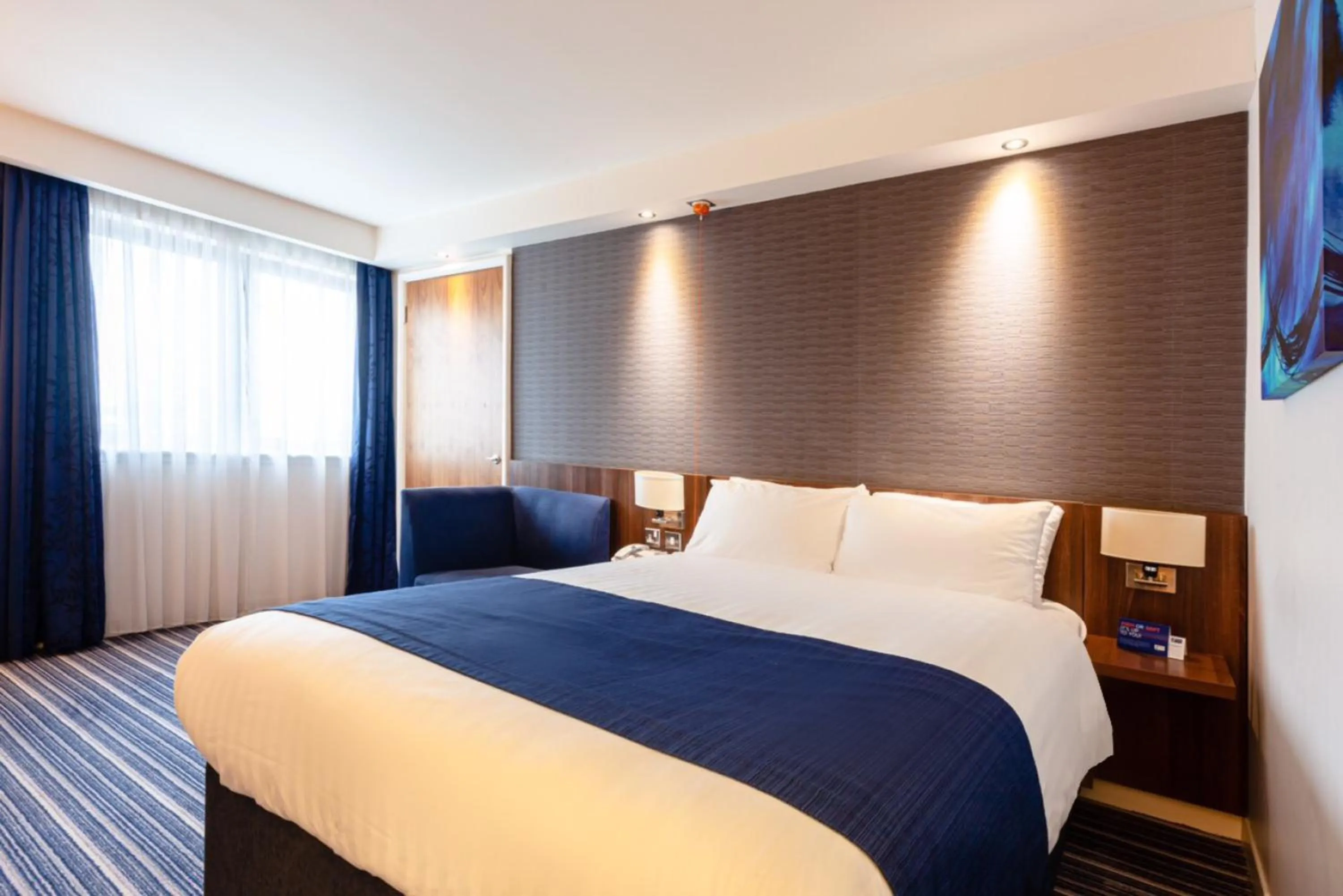 Bedroom, Bed in Holiday Inn Express Edinburgh Airport by IHG