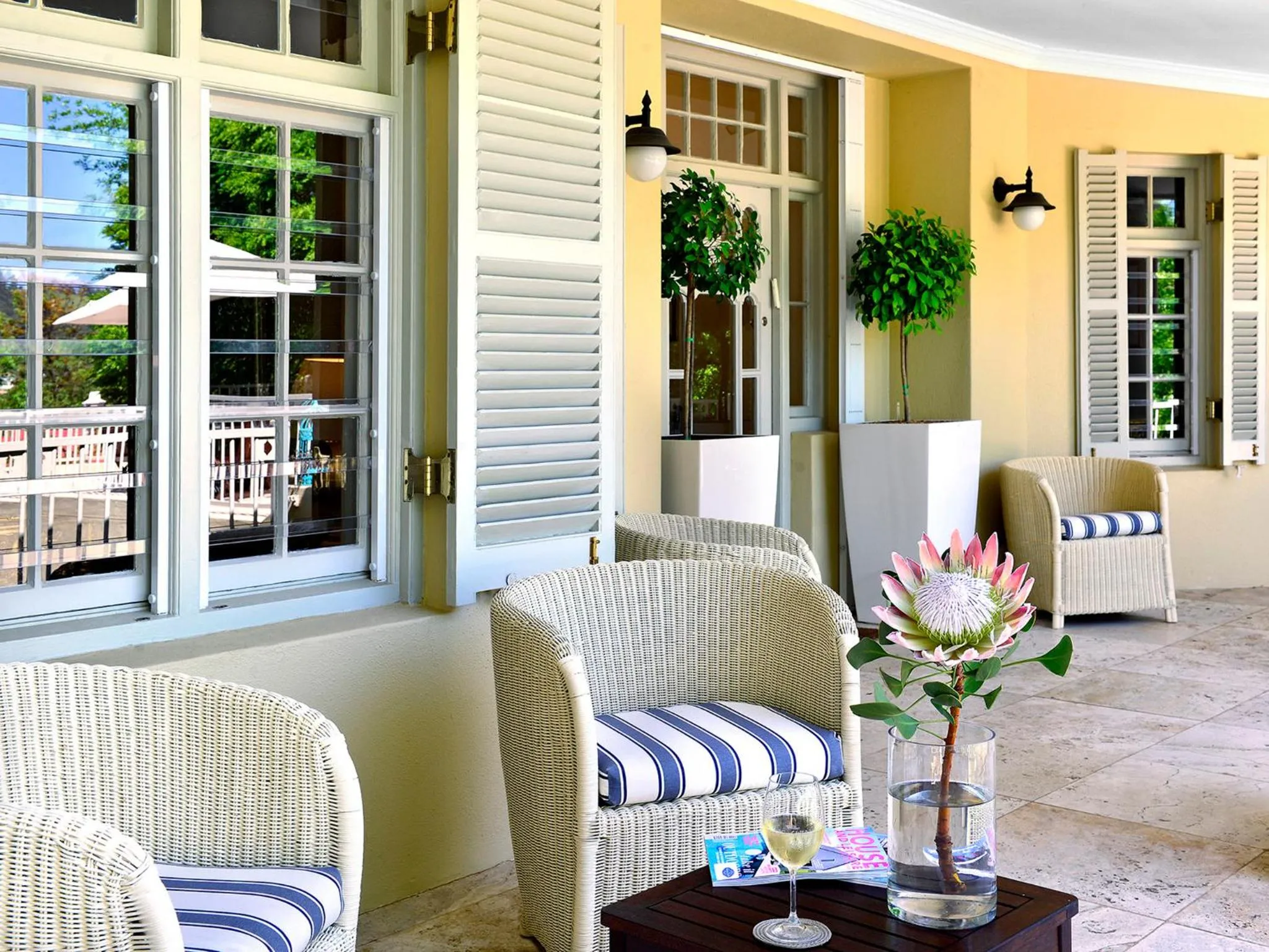 Balcony/Terrace in Auberge Daniella