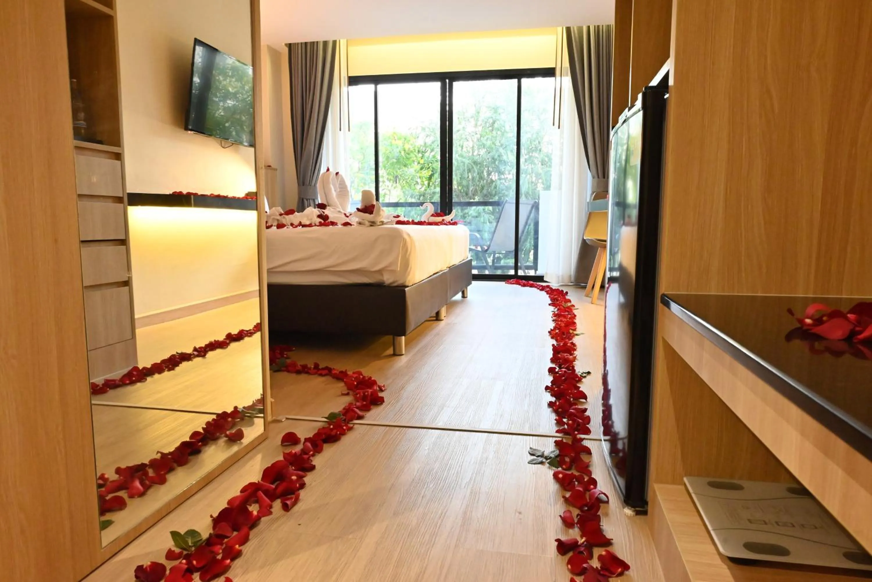 Bed in Pooh Beach Resort & Spa