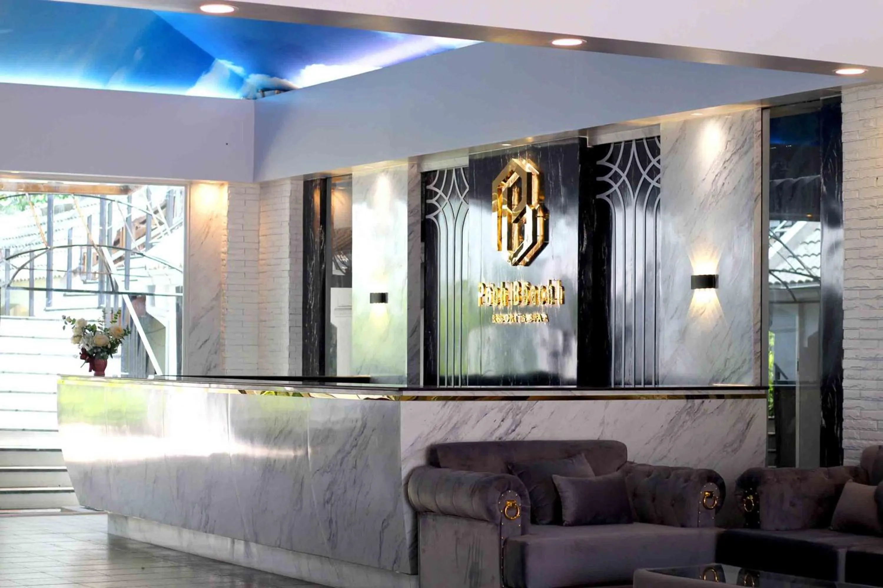 Lobby or reception in Pooh Beach Resort & Spa