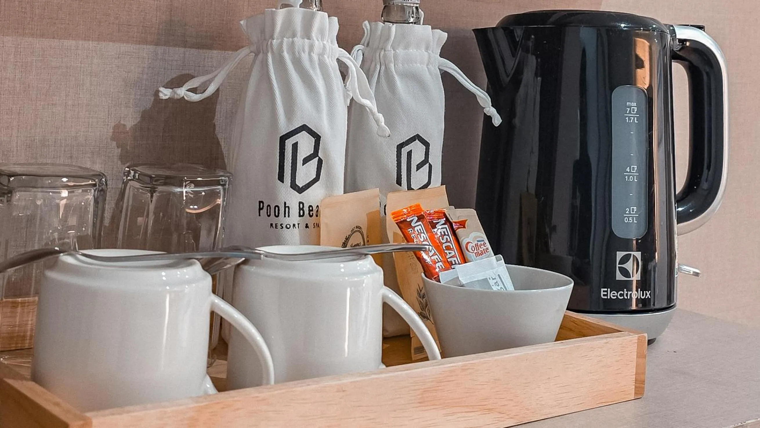 Coffee/tea facilities in Pooh Beach Resort & Spa