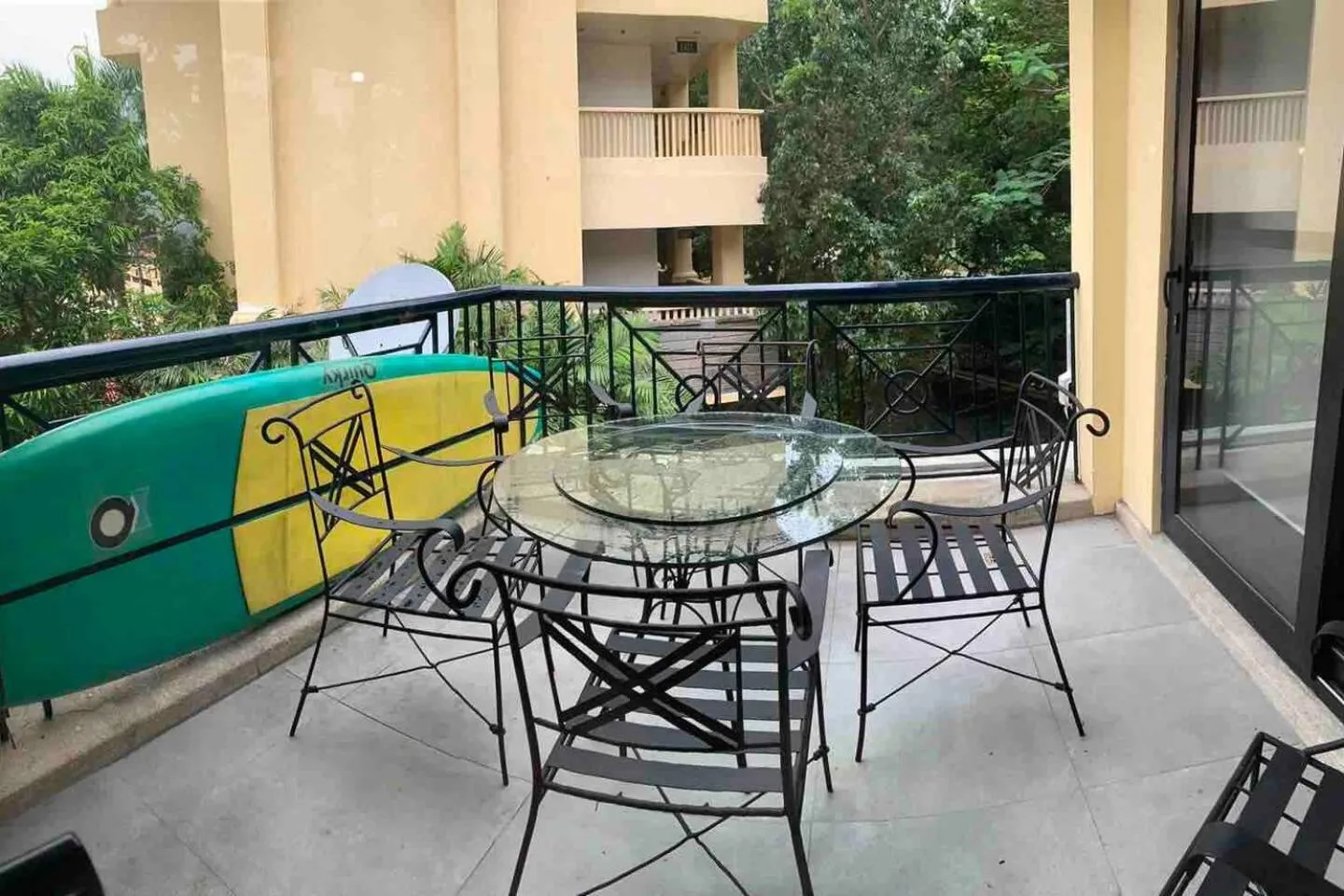 Balcony/Terrace in Spacious Beachfront Unit at Canyon Cove Nasugbu