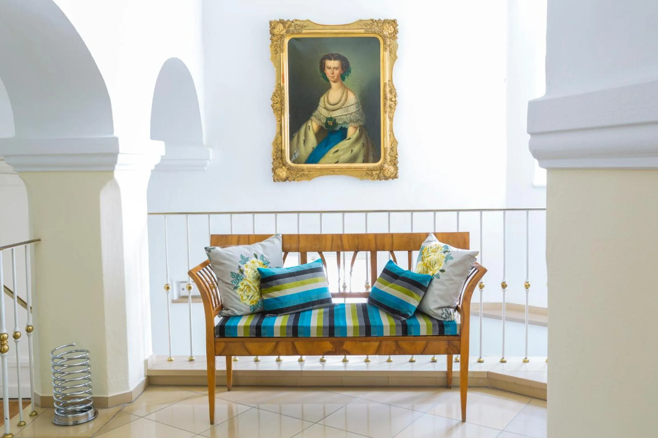 Lobby or reception in Barock-Landhof Burkhardt