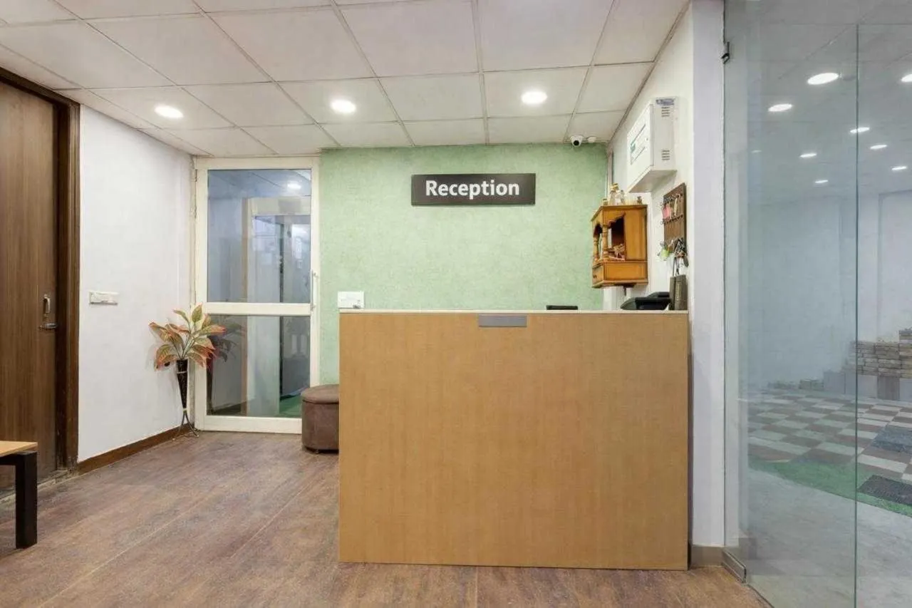 Lobby or reception in Hotel O A SQUARE SAKET RESIDENCY
