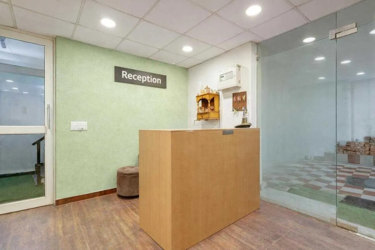 Lobby or reception in Hotel O A SQUARE SAKET RESIDENCY