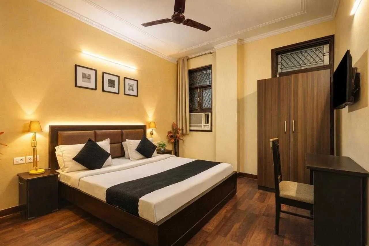 Bedroom in Hotel O A SQUARE SAKET RESIDENCY