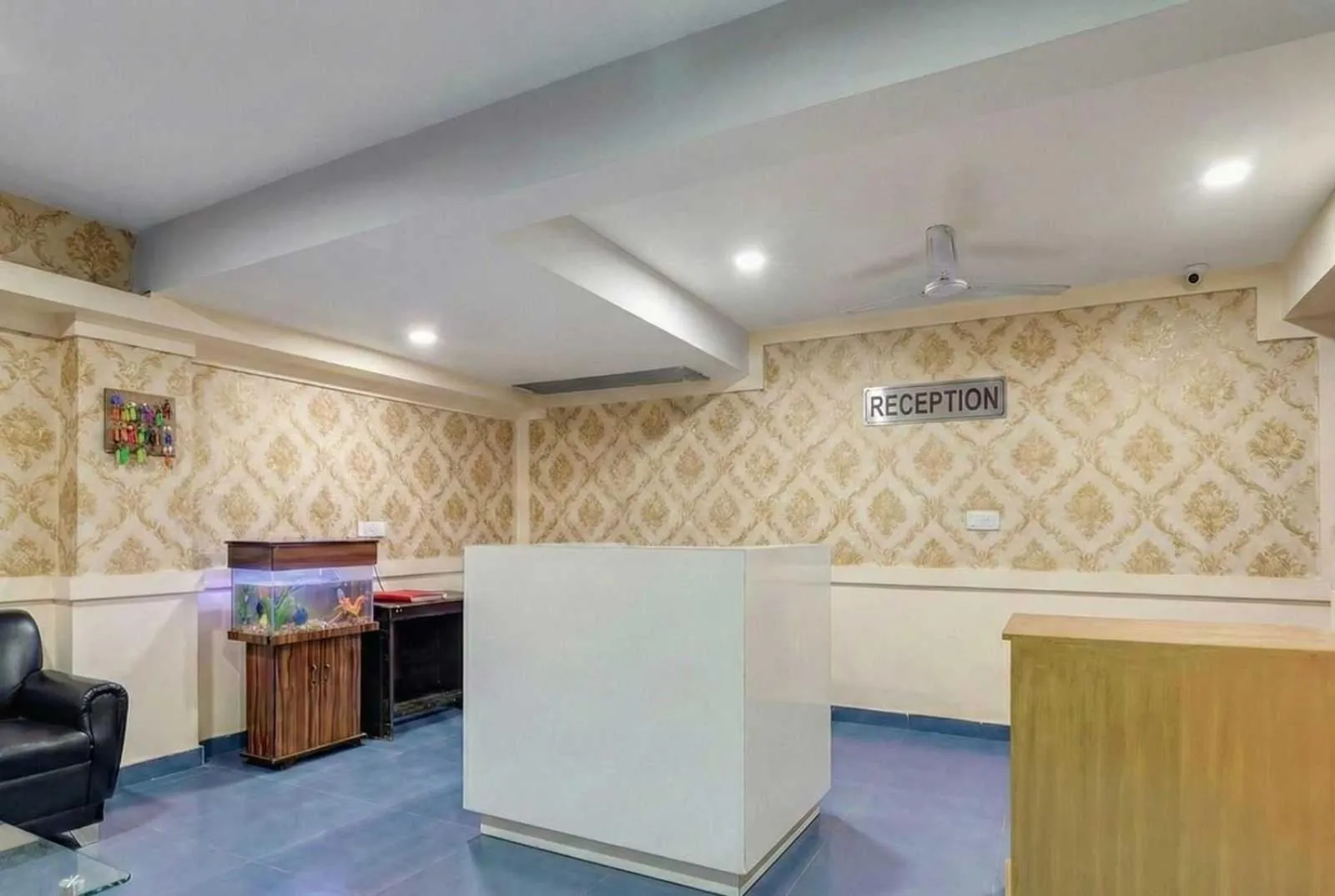 Lobby or reception in Hotel O A SQUARE SAKET RESIDENCY