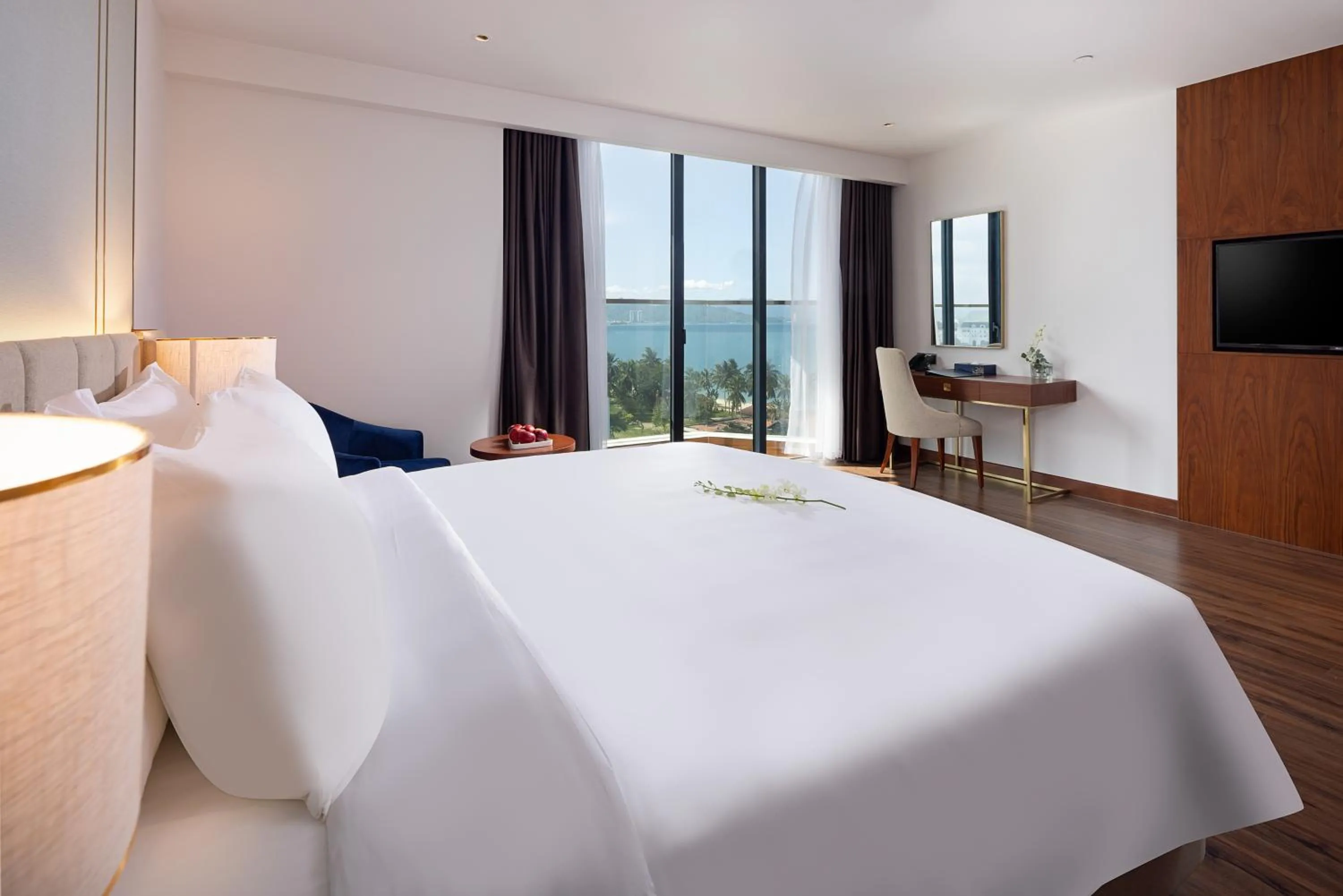 Balcony/Terrace, Bed in Best Western Premier Marvella Nha Trang