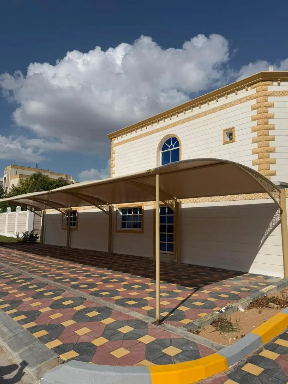 Property building in International Abu-Dhabi Hostel Villa