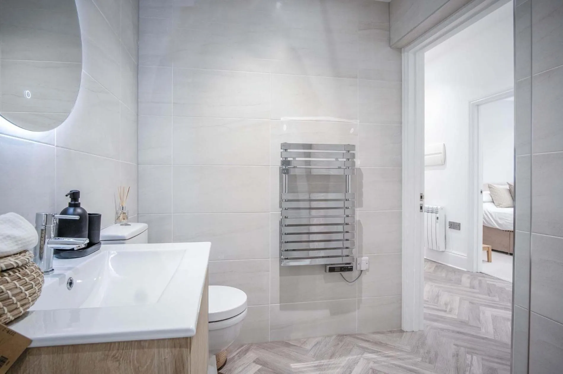 Floor plan in No 4 Croft House - Luxury 2 Bed Apartment - Tenby