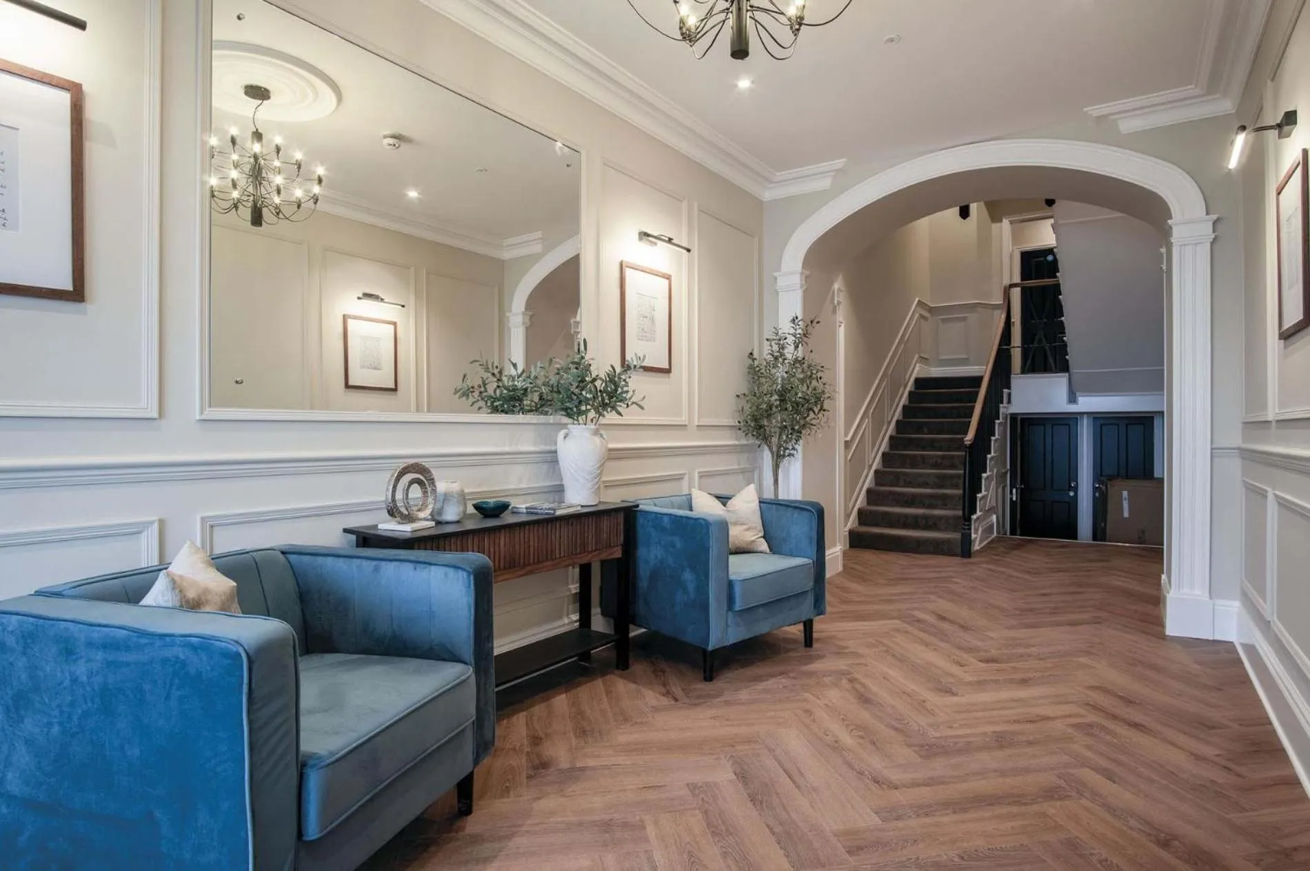 Floor plan in No 4 Croft House - Luxury 2 Bed Apartment - Tenby