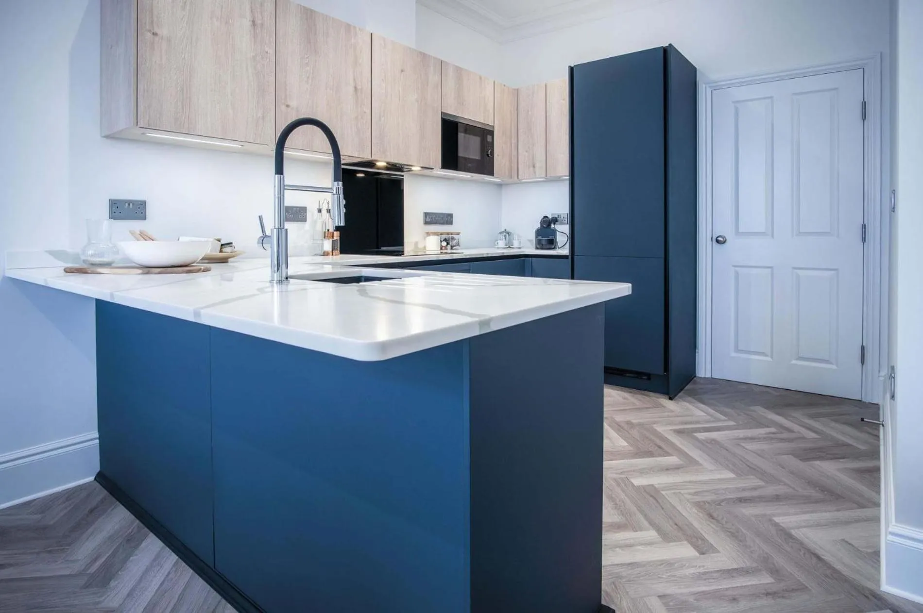 Floor plan in No 4 Croft House - Luxury 2 Bed Apartment - Tenby