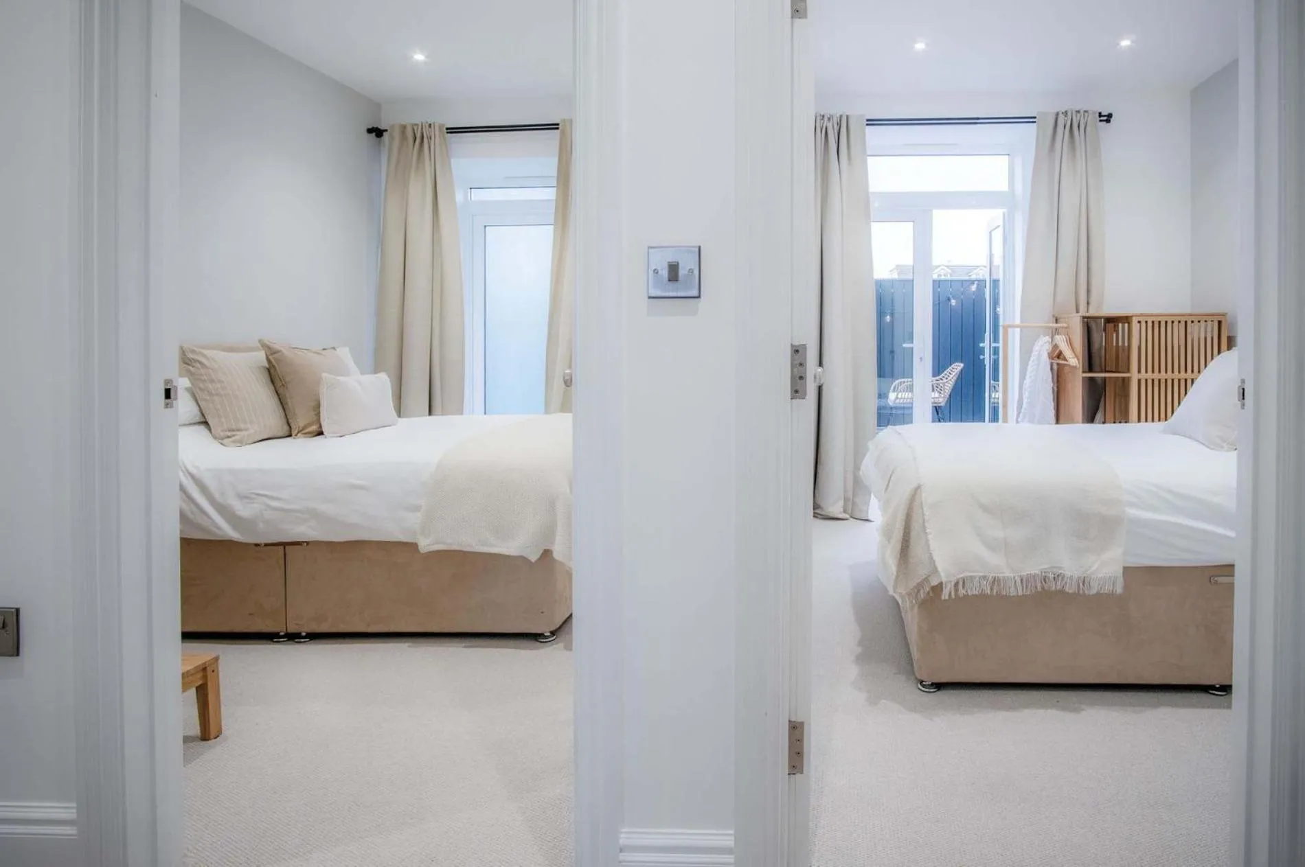 Floor plan, Bed in No 4 Croft House - Luxury 2 Bed Apartment - Tenby