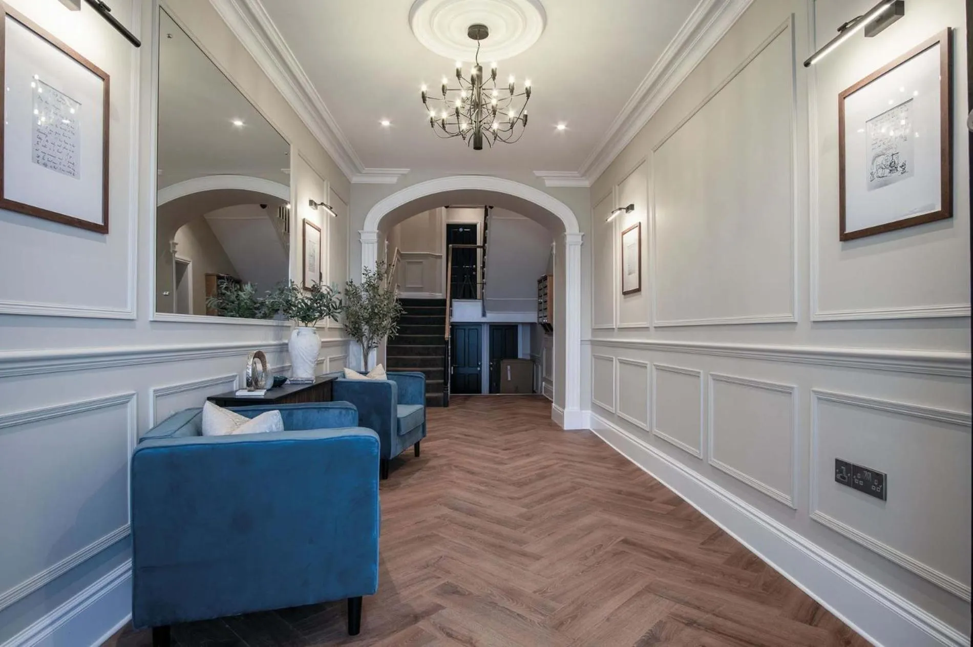 Floor plan in No 4 Croft House - Luxury 2 Bed Apartment - Tenby