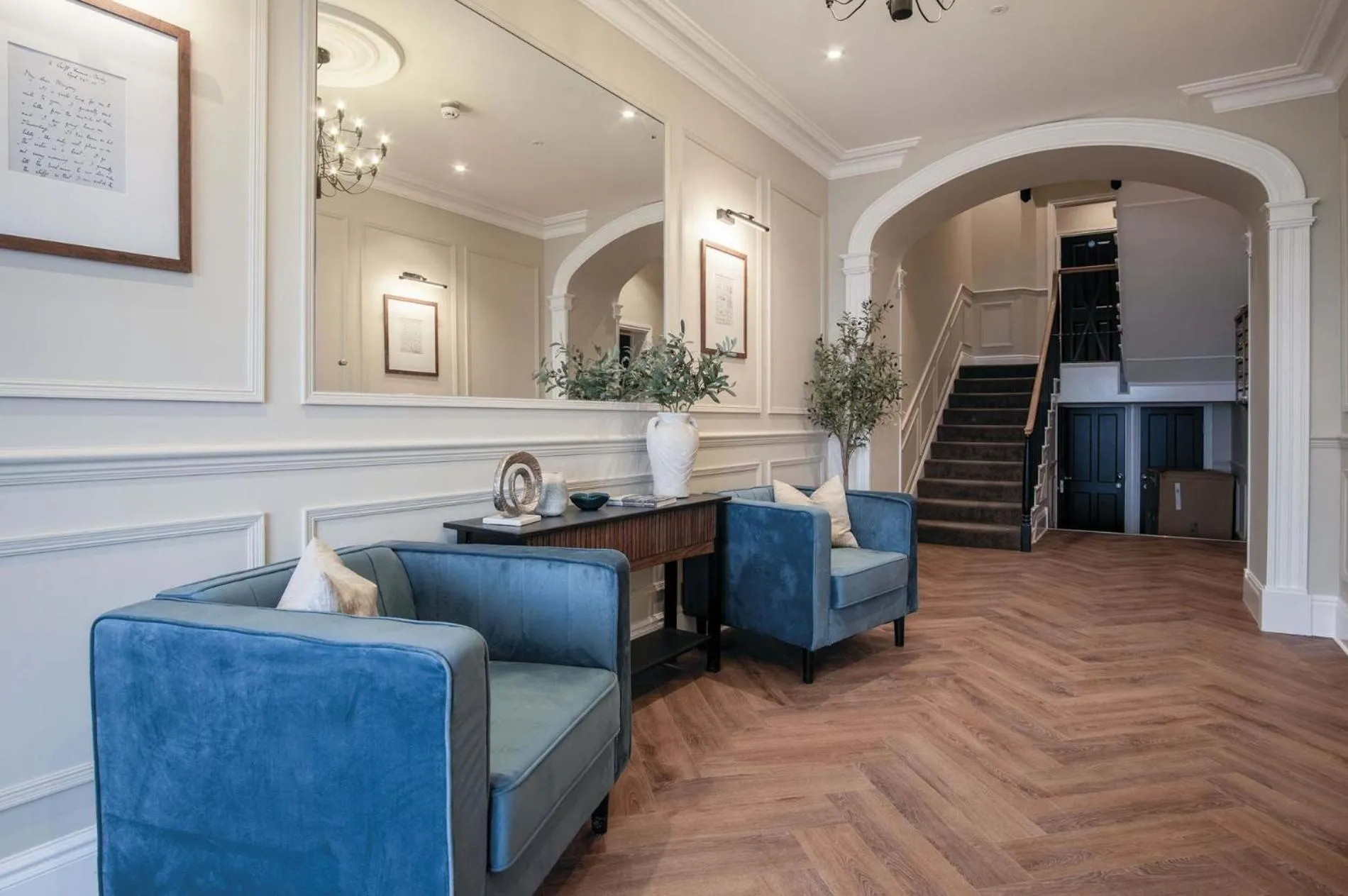 Floor plan in No 4 Croft House - Luxury 2 Bed Apartment - Tenby