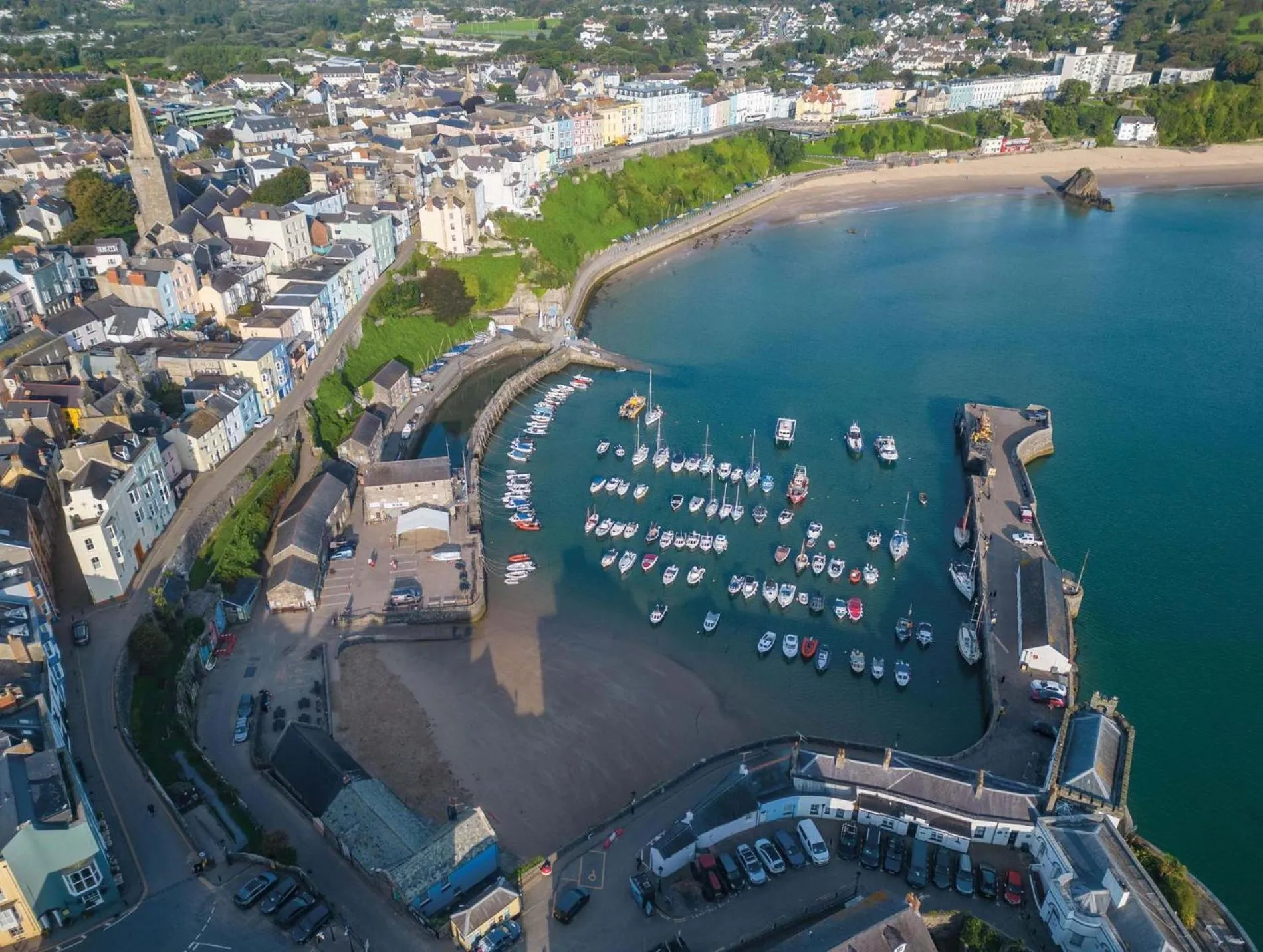 Floor plan in No 4 Croft House - Luxury 2 Bed Apartment - Tenby