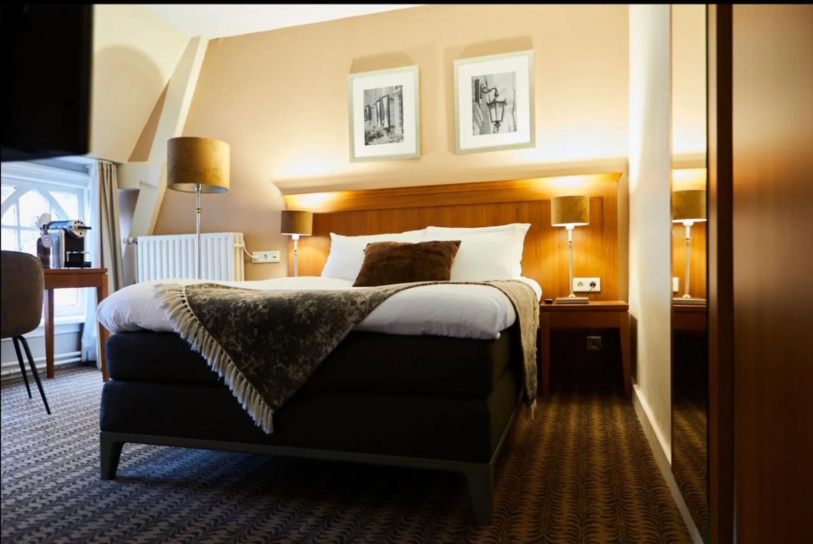 Bedroom, Bed in Kasteel Kerckebosch