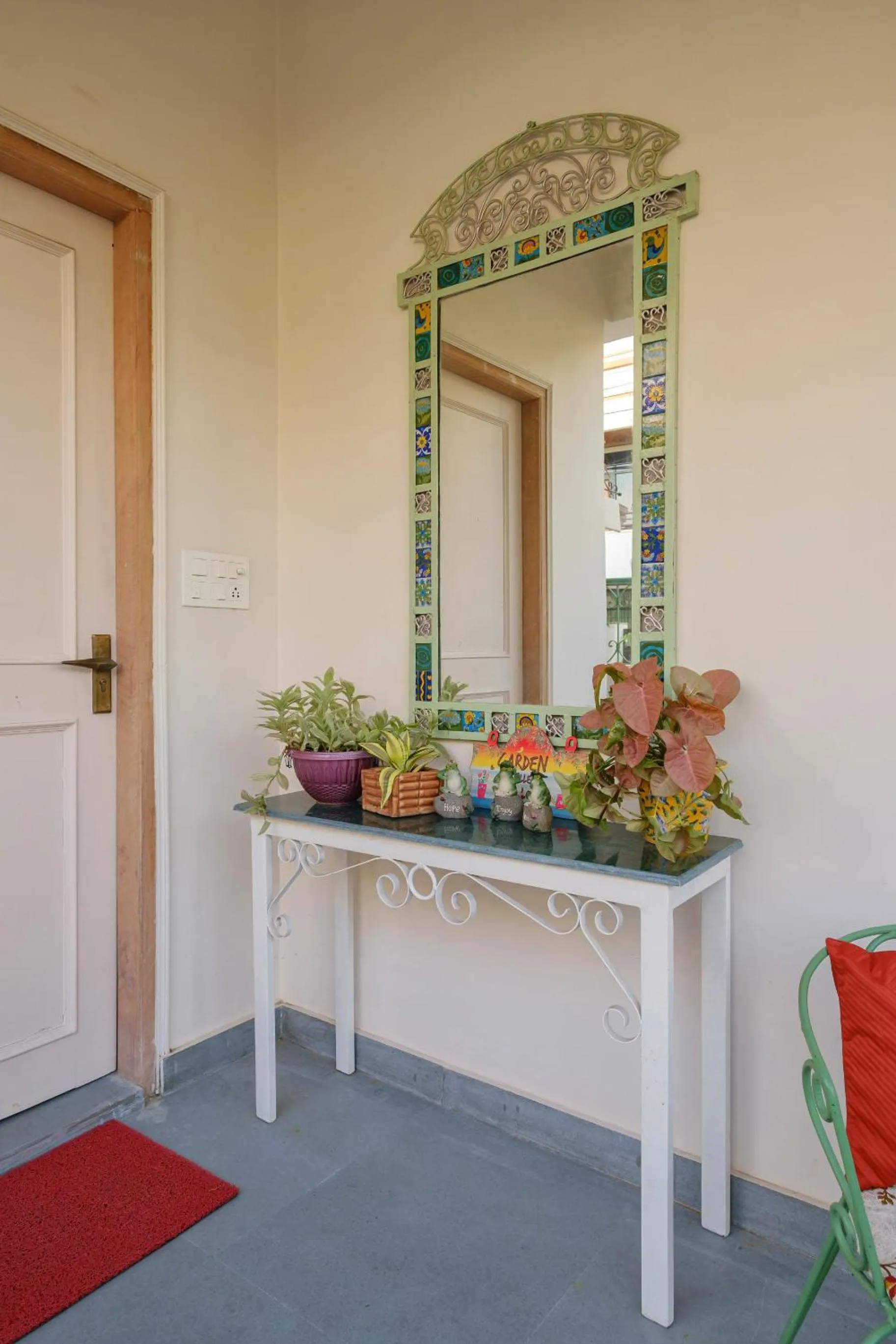 Decorative detail in Shree Nikunj - A Luxury Boutique Homestay in Jaipur