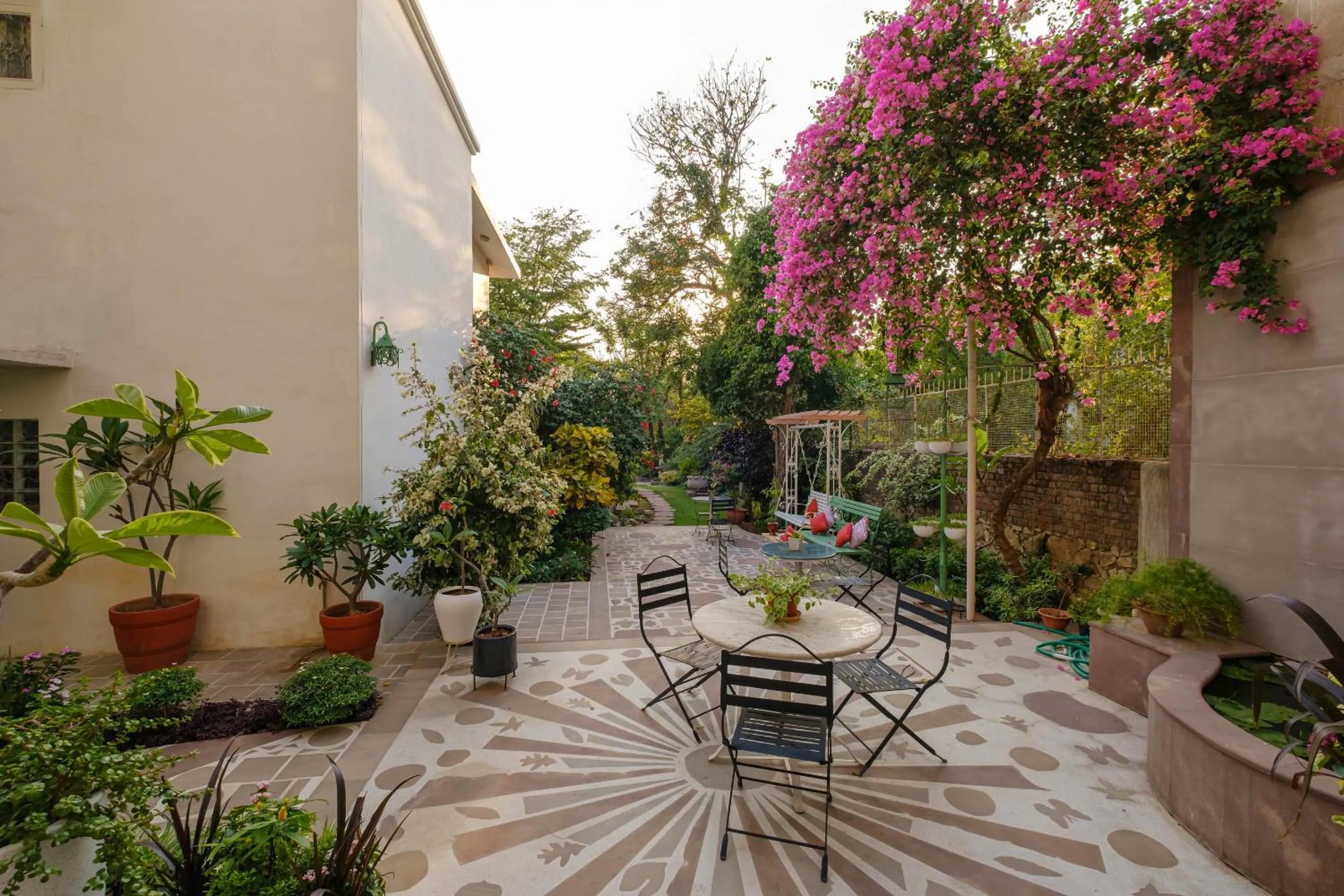 Patio in Shree Nikunj - A Luxury Boutique Homestay in Jaipur