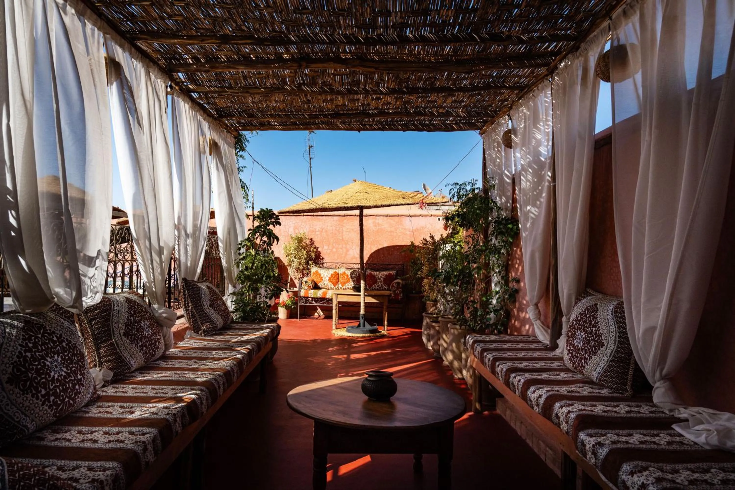 Balcony/Terrace in Riad Taghia