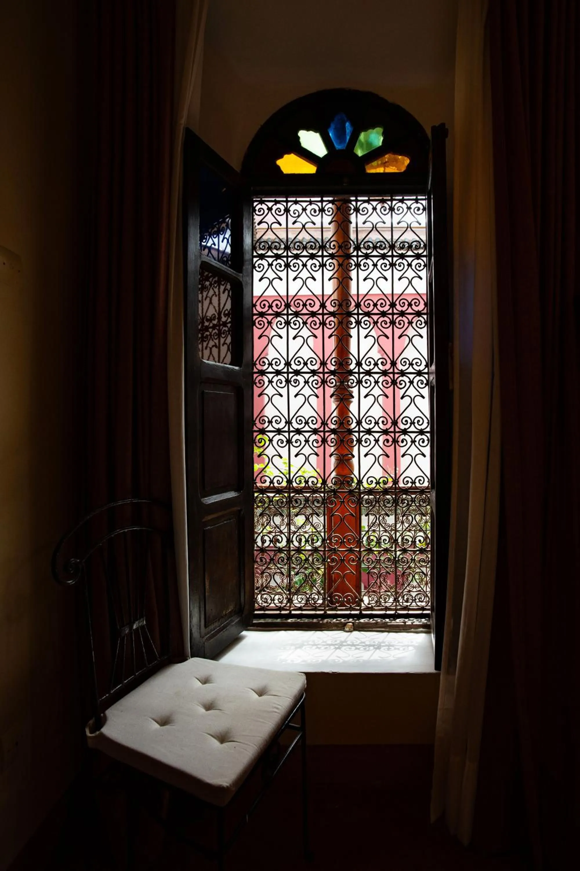 Decorative detail in Riad Taghia