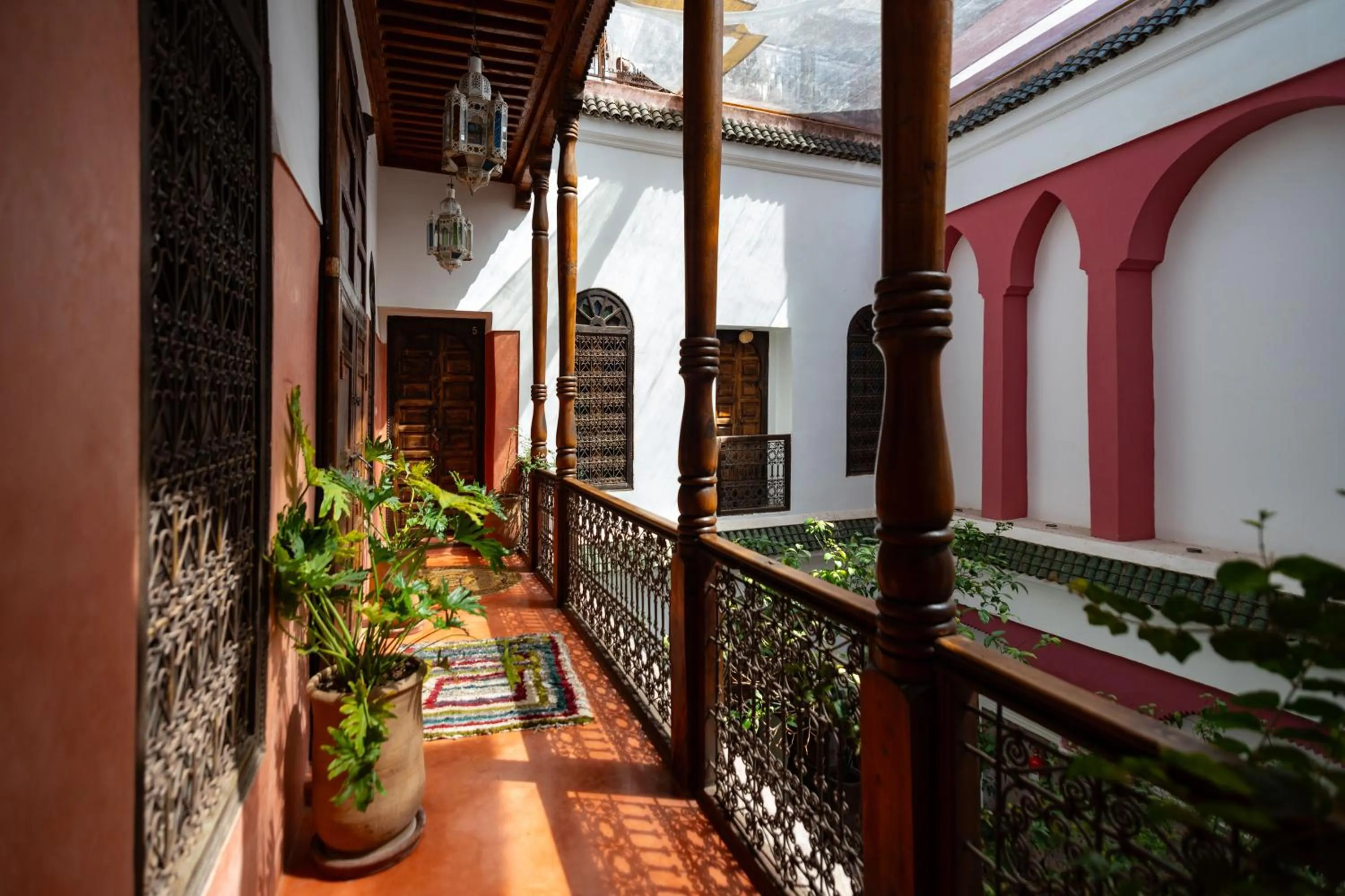 Balcony/Terrace in Riad Taghia